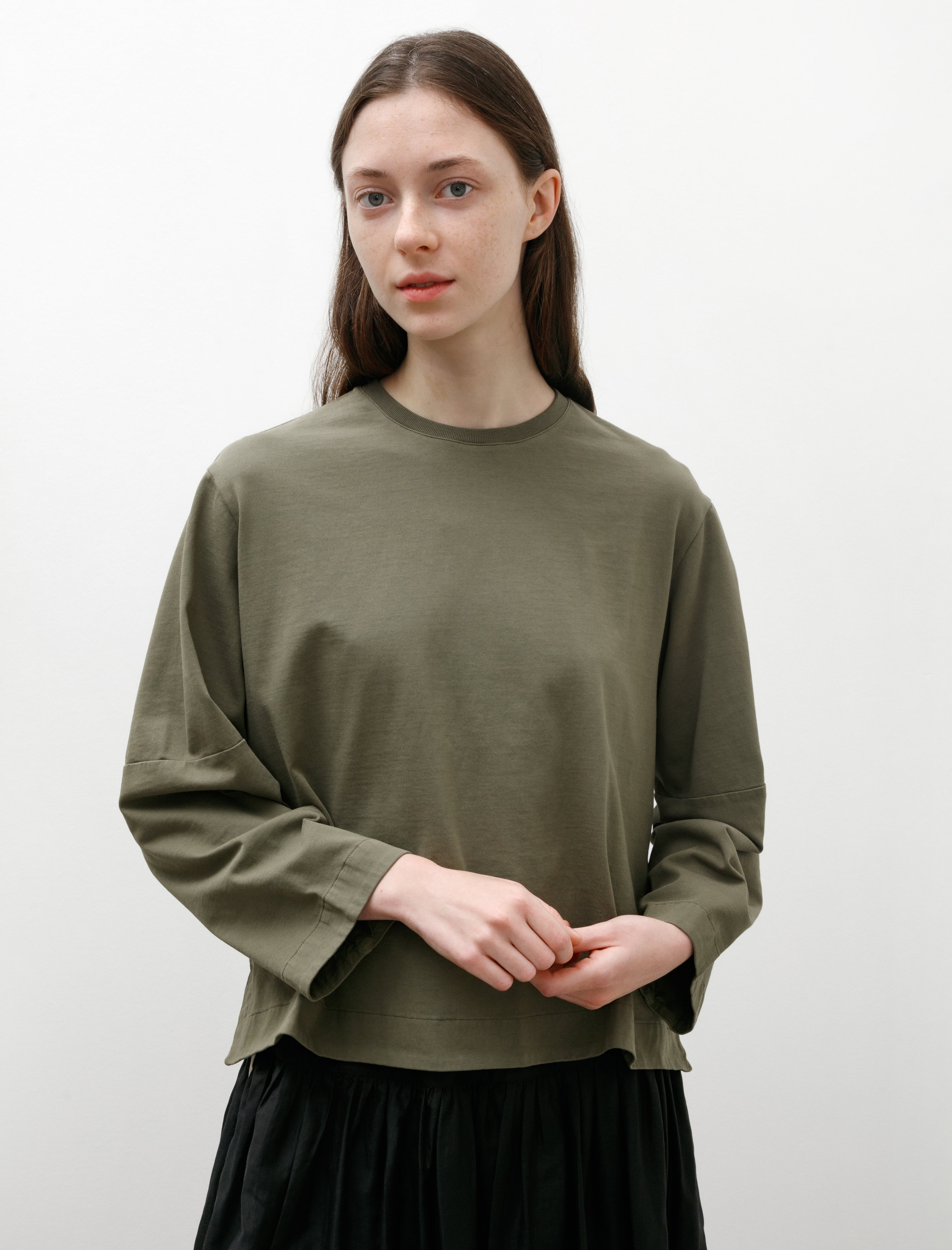 Casey Casey Simple J T-Shirt Khaki