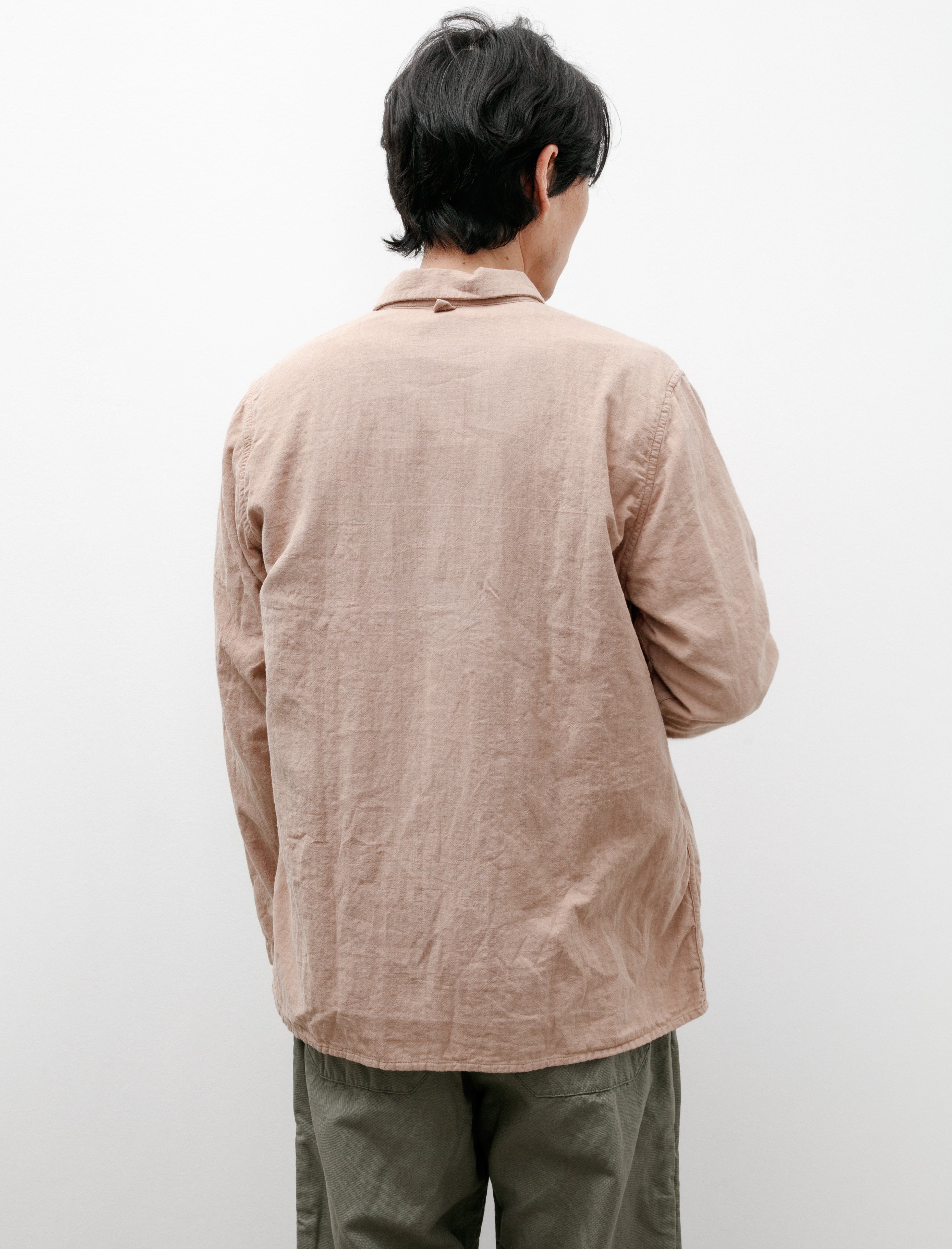 Oliver Church Industrial Over Shirt Handwoven Indigo Cotton Lined