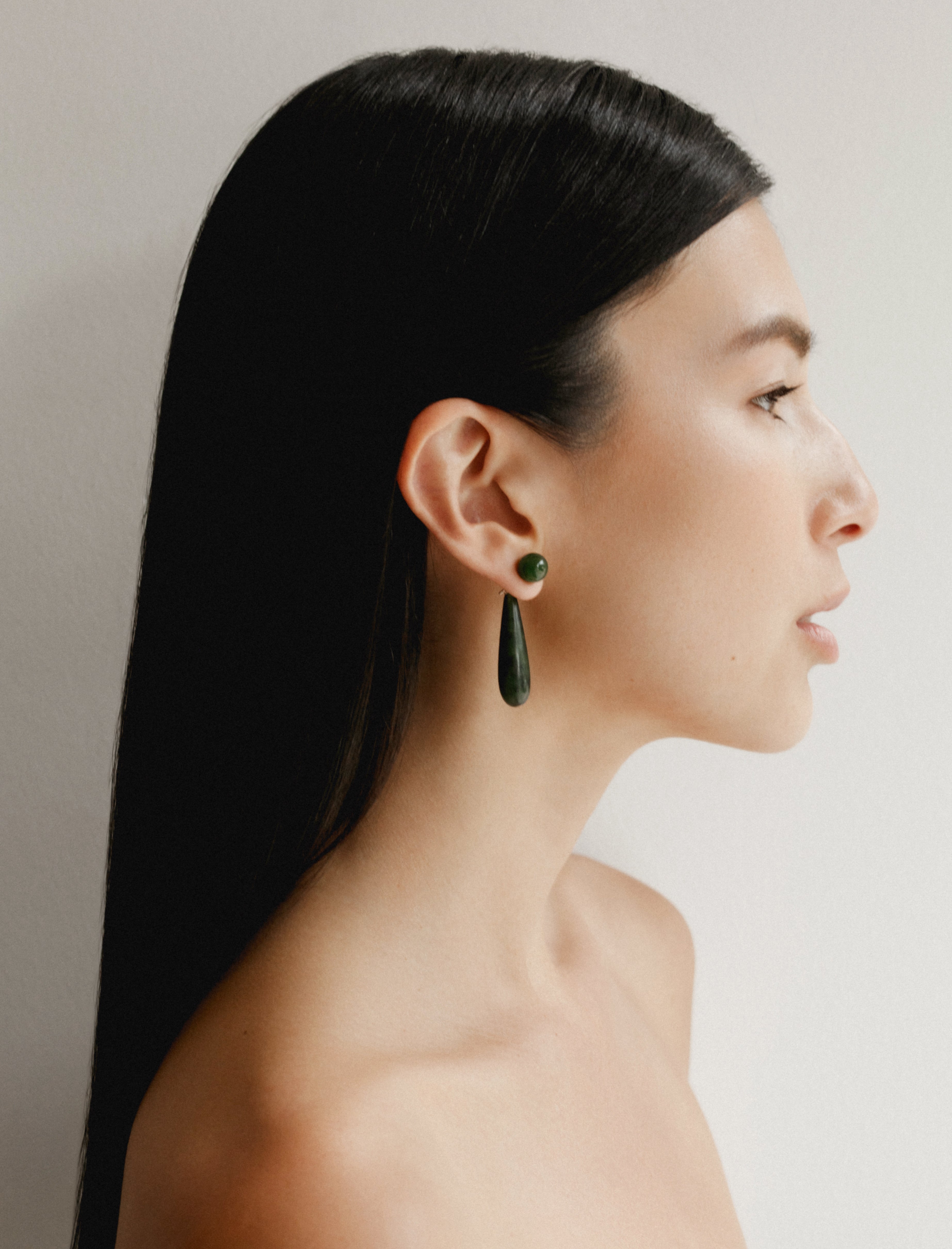 Sophie Buhai Small Angelika Earrings Jade