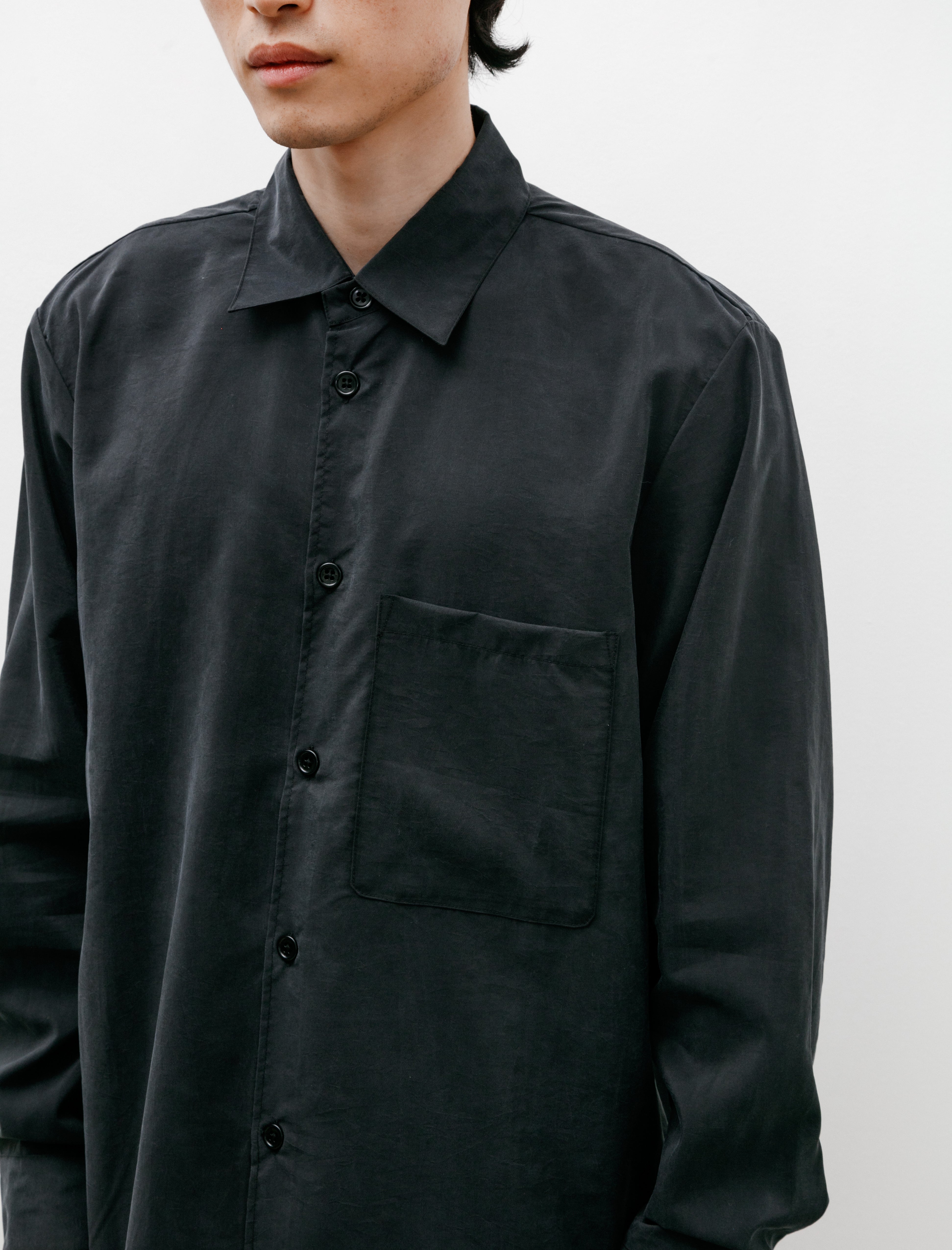 MAN-TLE R16 Shirt-4 Black Silk