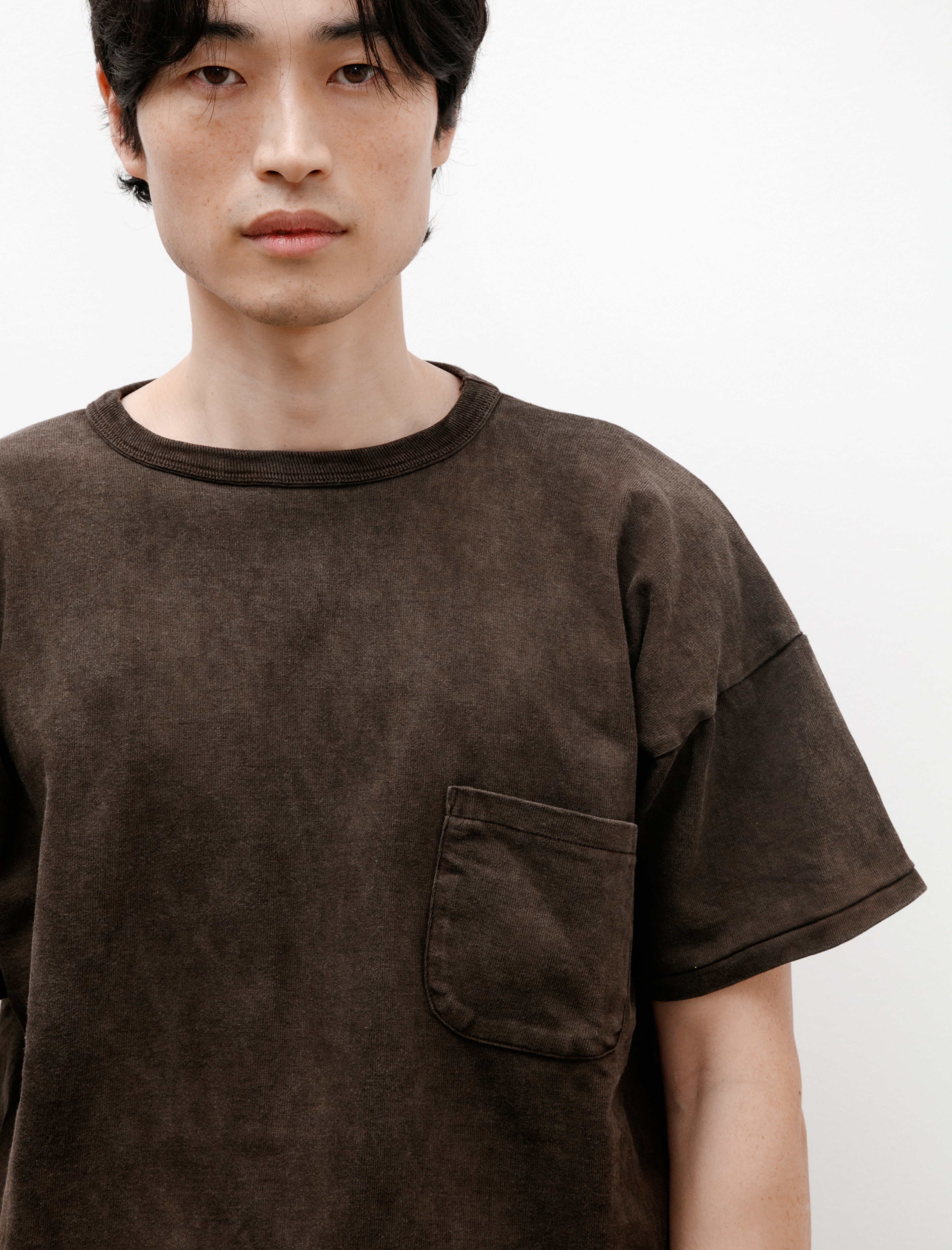 Taiga Takahashi Lot 601 Tee Shirt Mud Dyed Brown