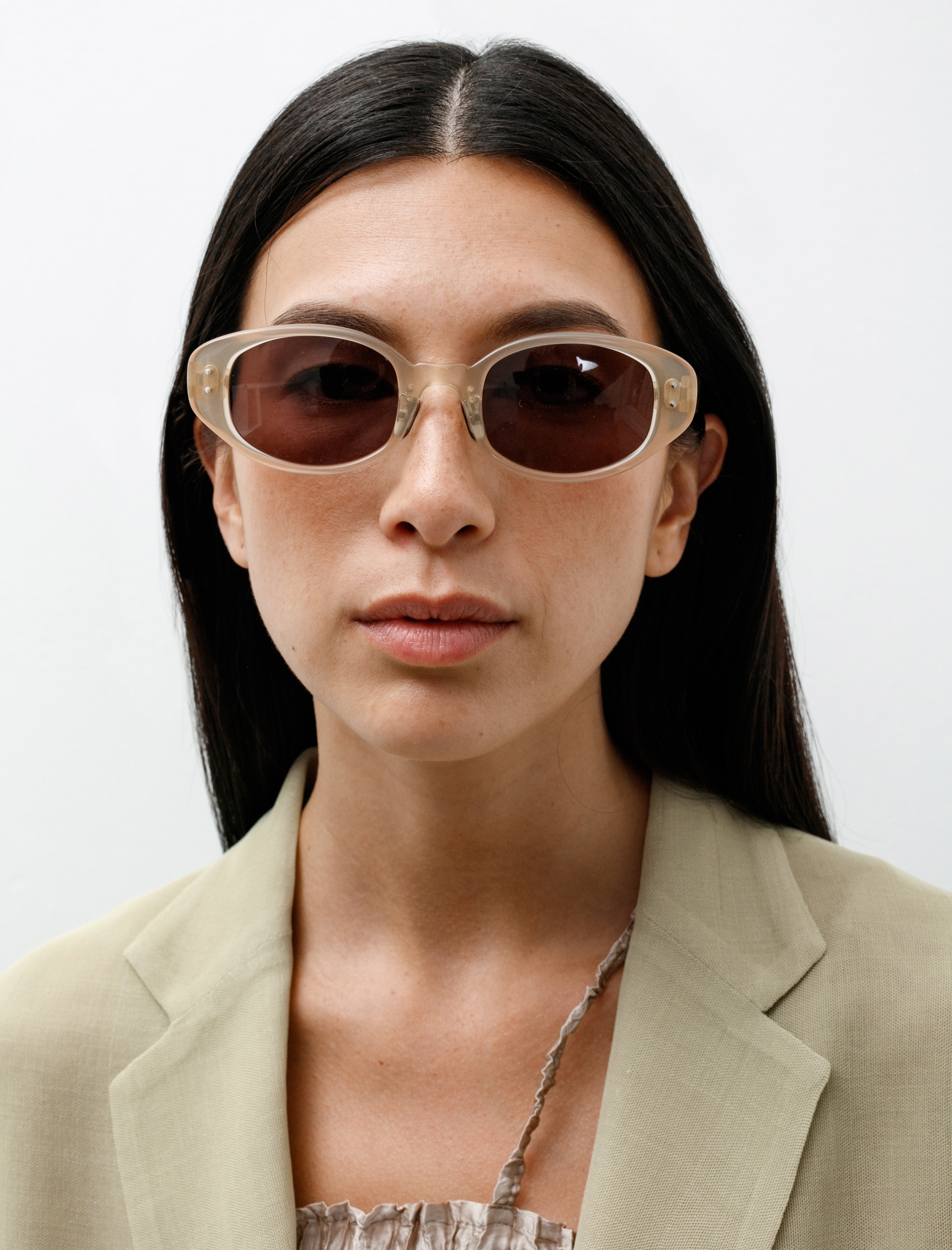 Auralee Sunglasses 002 Light Yellow