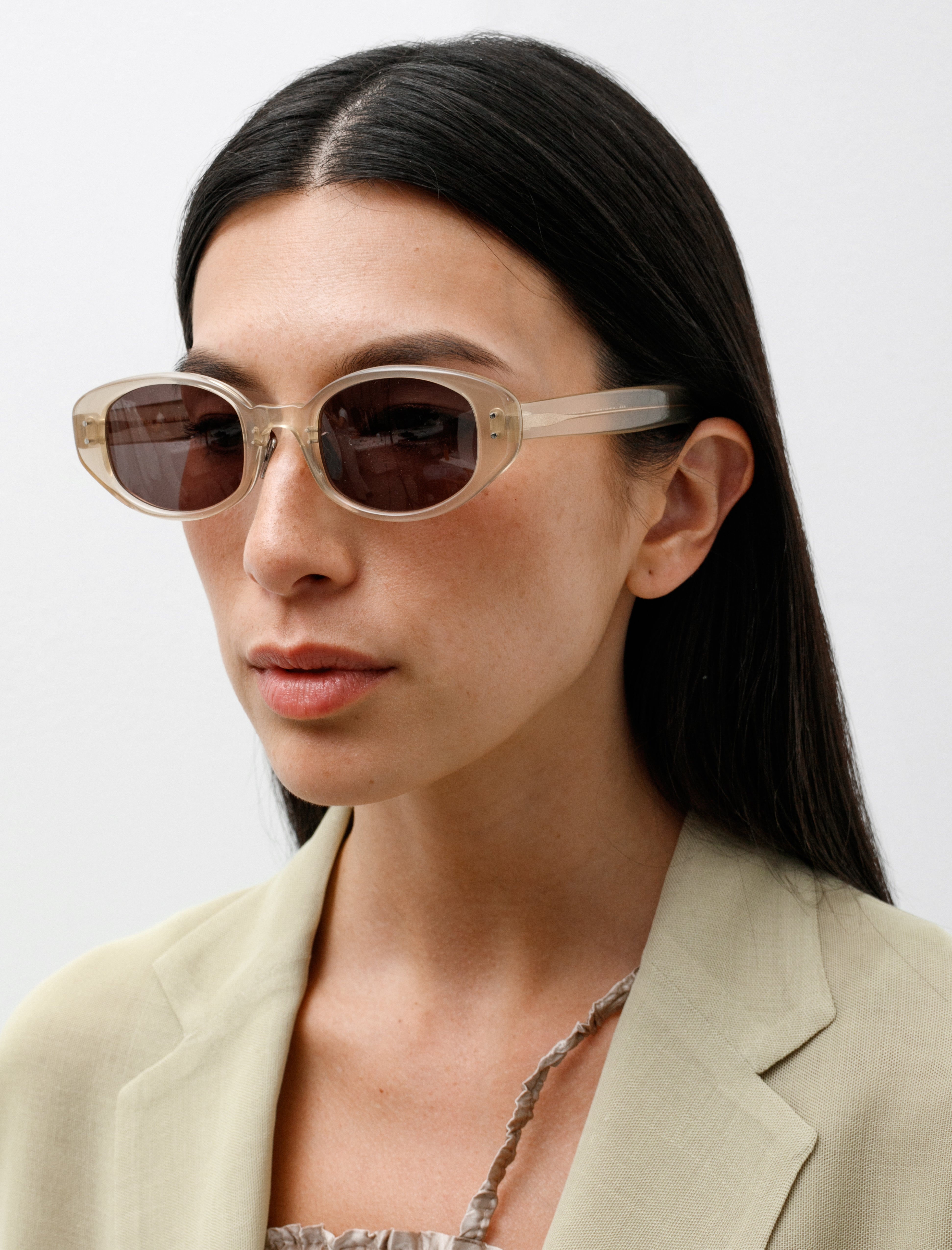 Auralee Sunglasses 002 Light Yellow