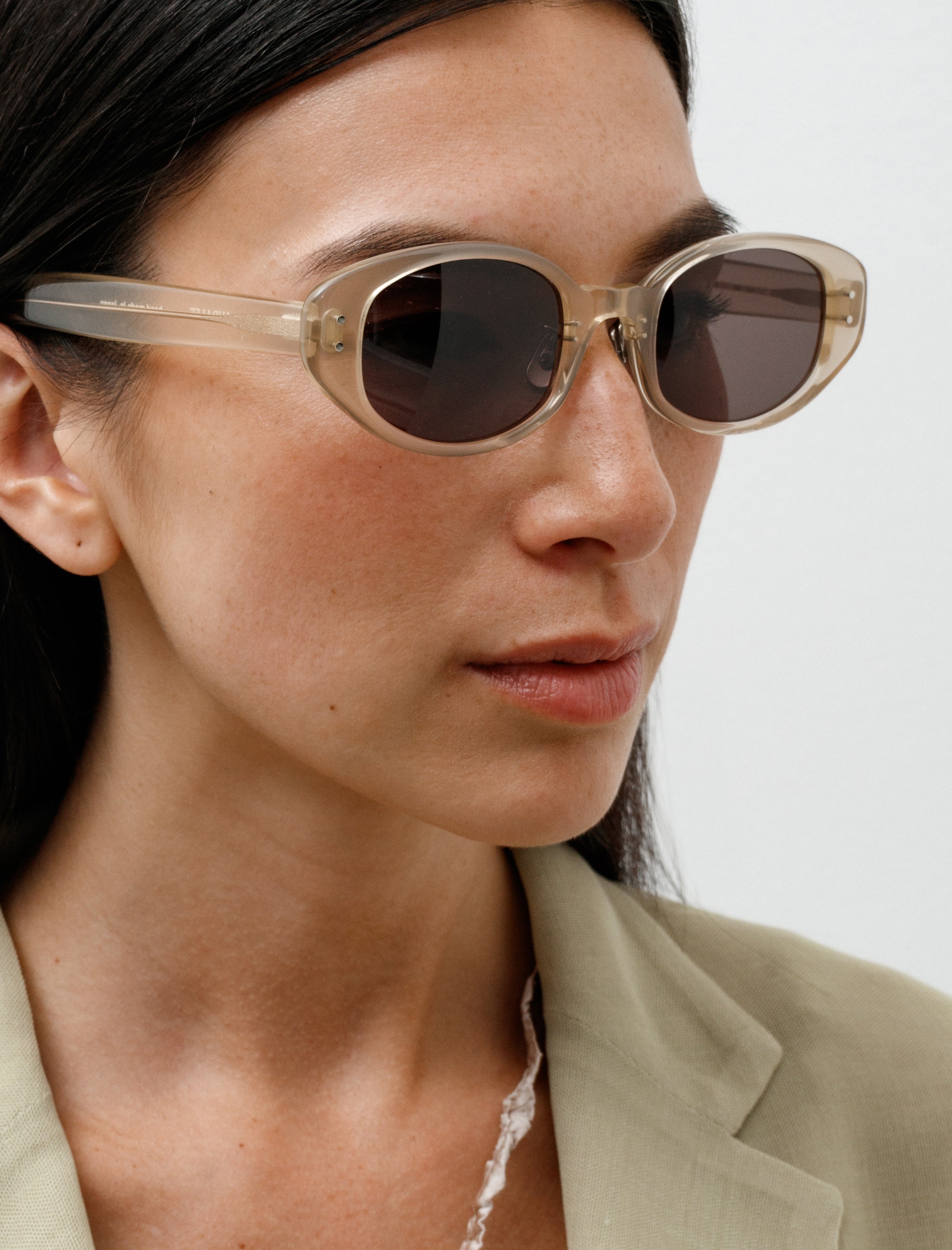 Auralee Sunglasses 002 Light Yellow