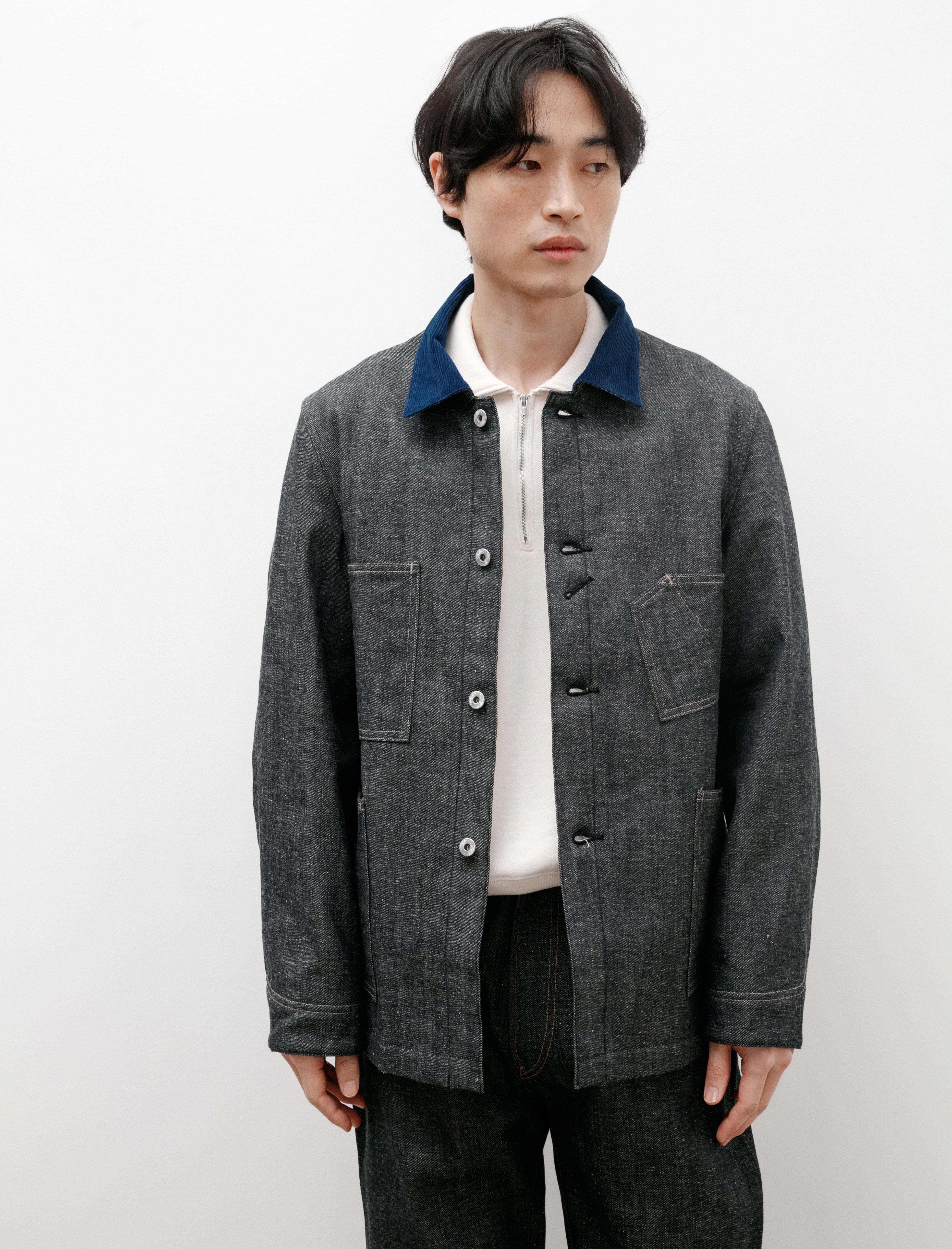 Taiga Takahashi Lot 701 Blanket Lining Denim Overall Jacket Raw Indigo