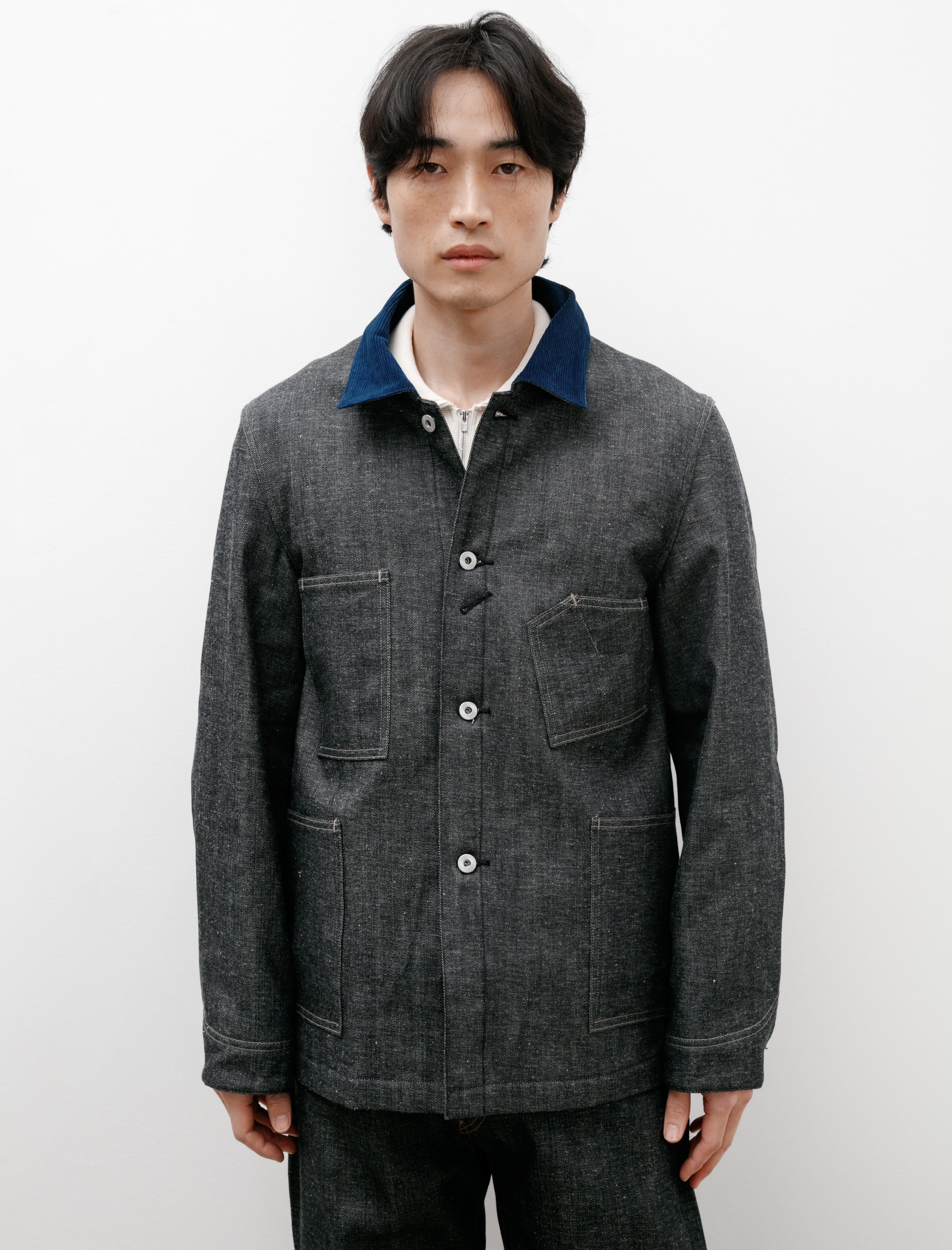 Taiga Takahashi Lot 701 Blanket Lining Denim Overall Jacket Raw Indigo Neighbour