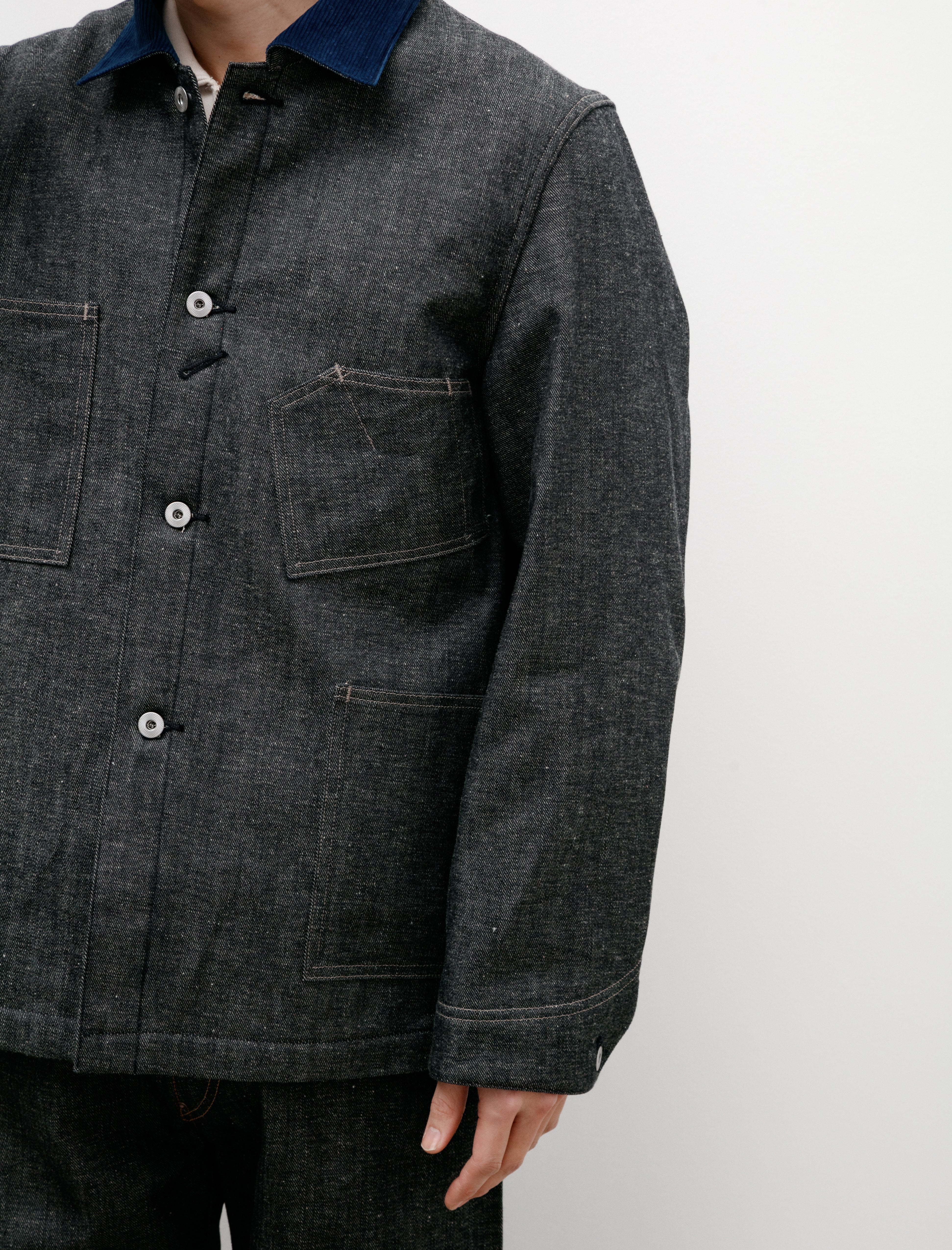 Taiga Takahashi Lot 701 Blanket Lining Denim Overall Jacket Raw Indigo