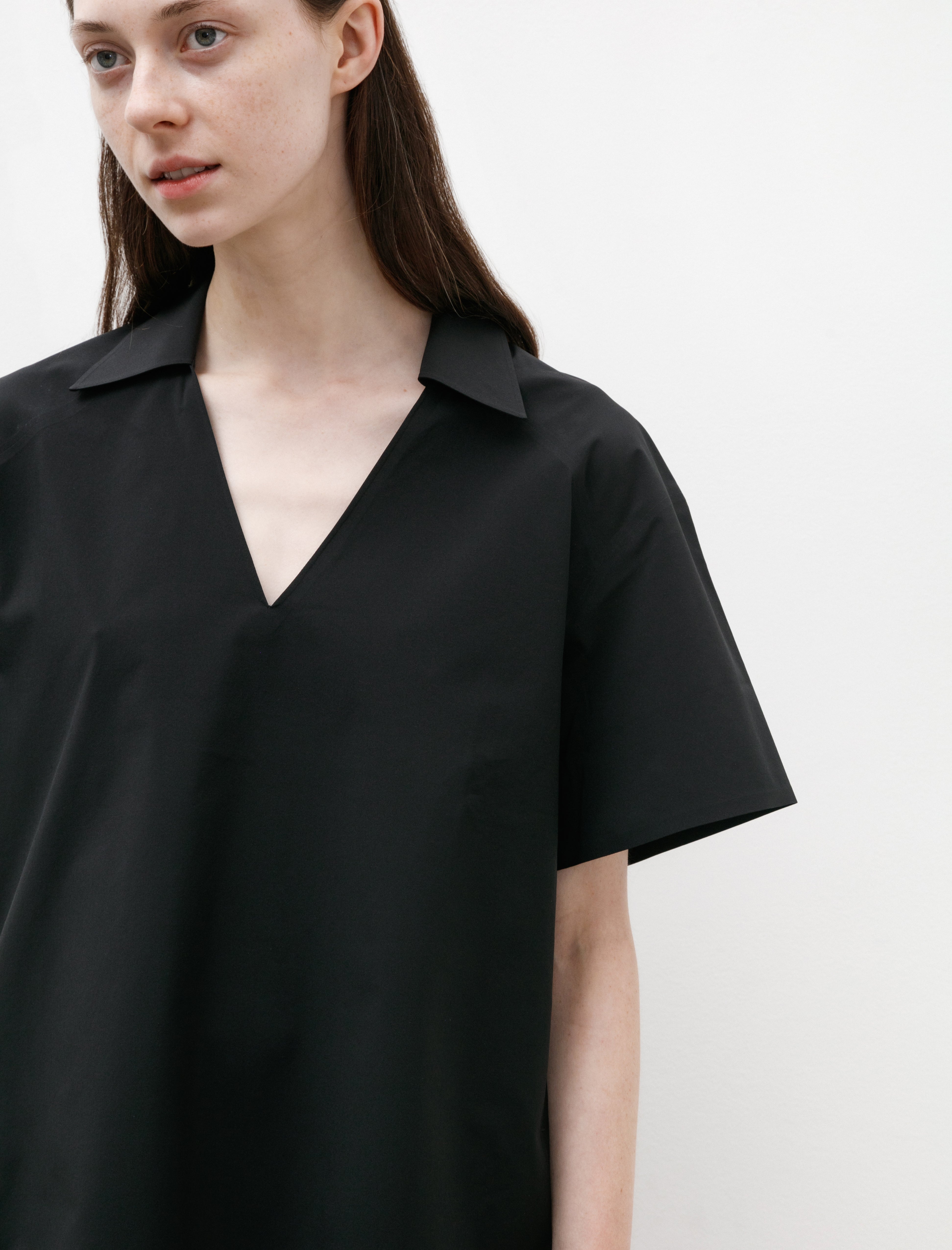 Veilance Eave V-Neck Shirt Black