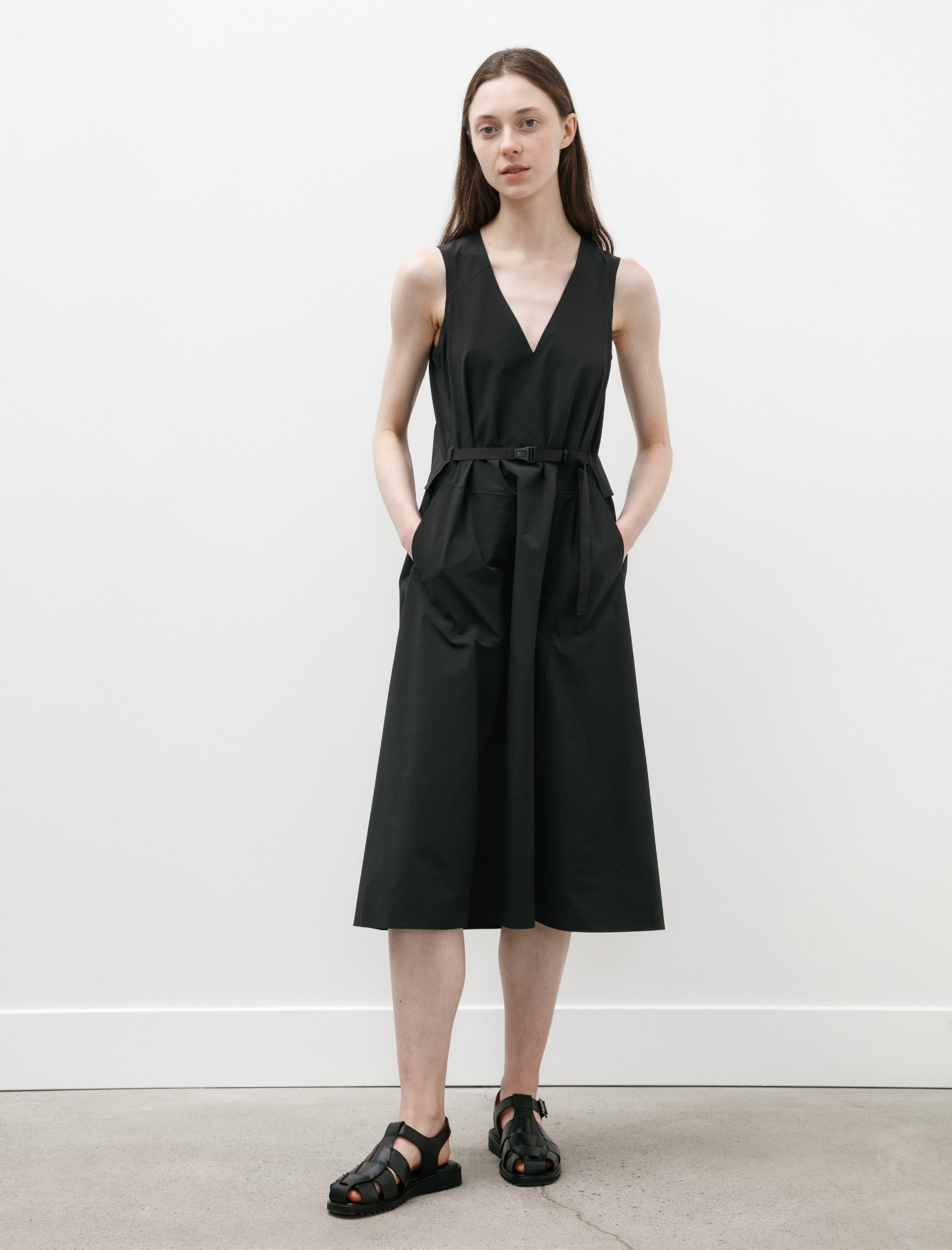 Veilance Icosa Dress Black