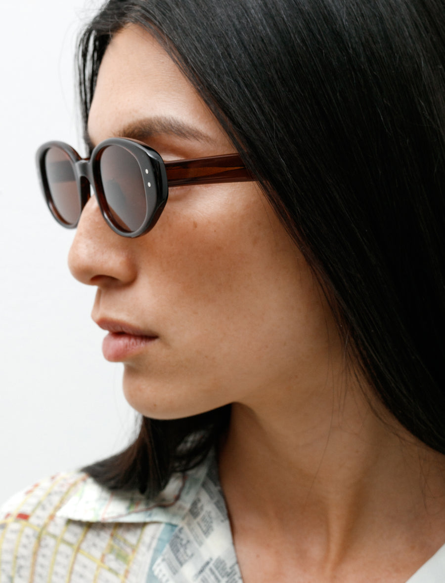 Auralee Sunglasses 002 Brown – Neighbour