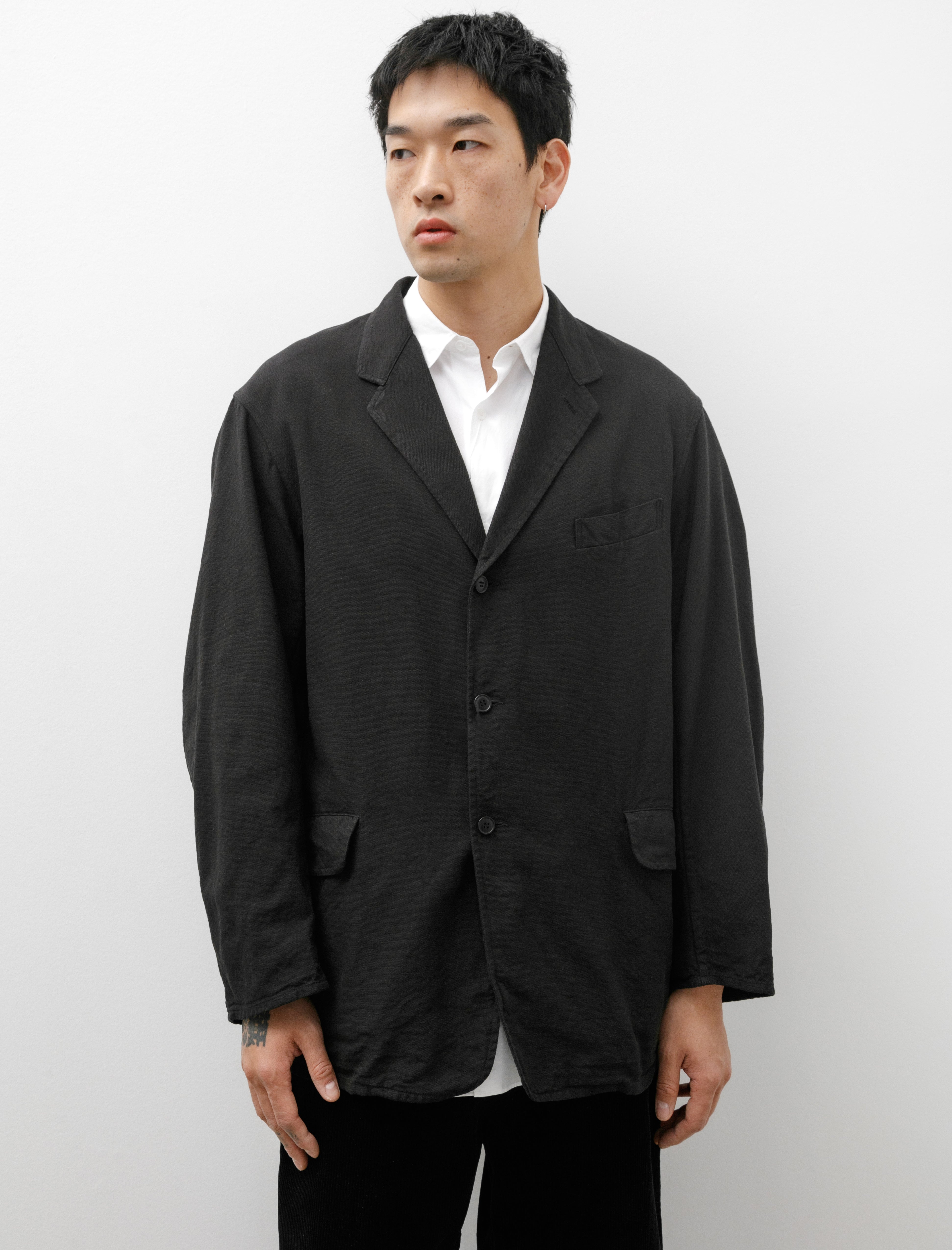 Comoli Cotton Duck Jacket Black