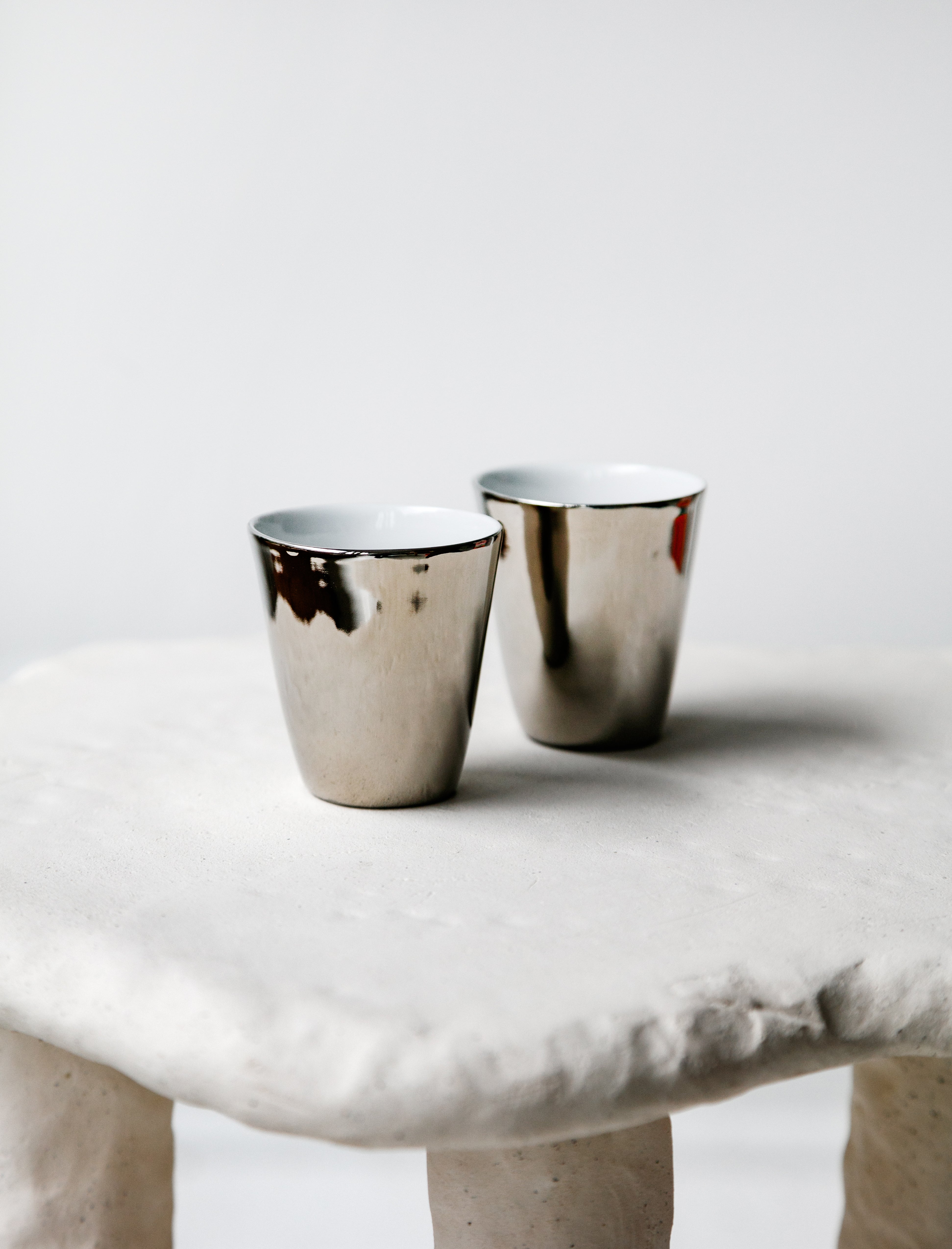 Tsé Tsé Tiny Goblet Porcelain Platinum