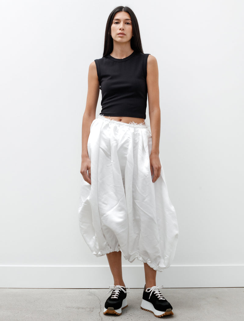 Comme des Garçons Comme des Garçons Wool Balloon Hem Skirt Black