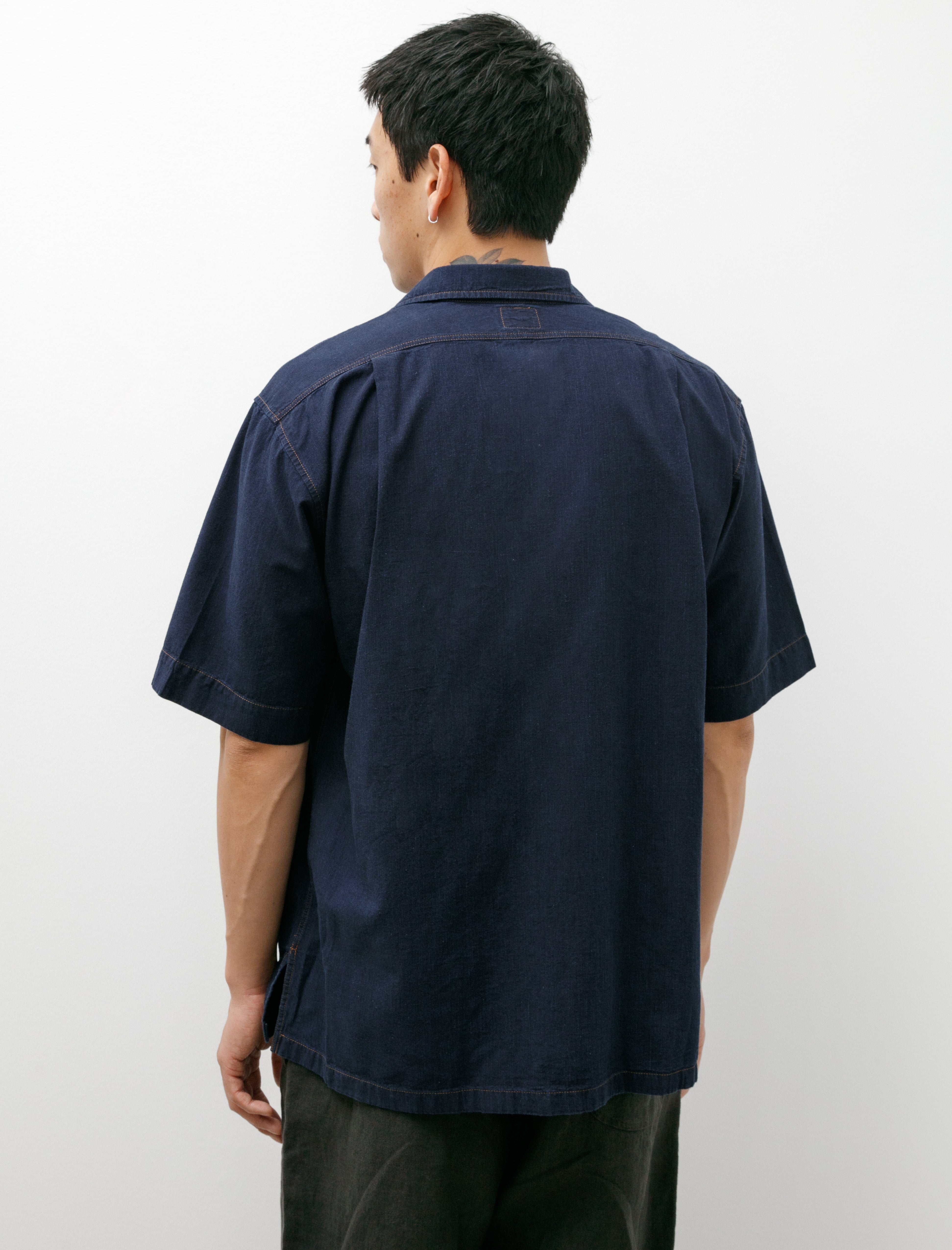 L.E.J Come Up To The Camp Shirt Indigo