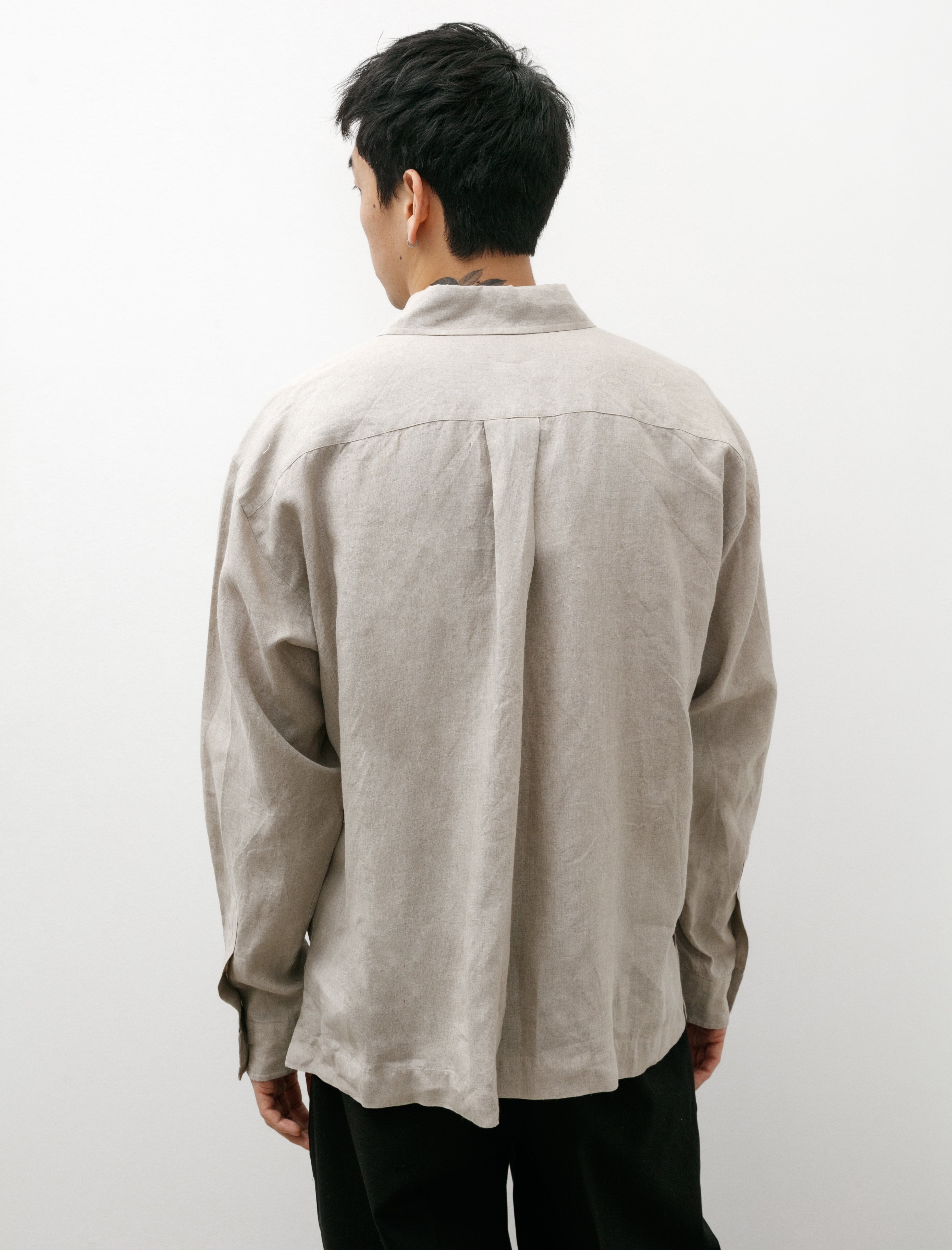 Margaret Howell Minimal Boxy Shirt Linen Natural