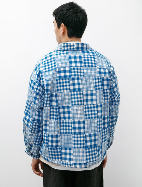 Howlin' Boxy Swing Jacket Blue Madras Patchwork