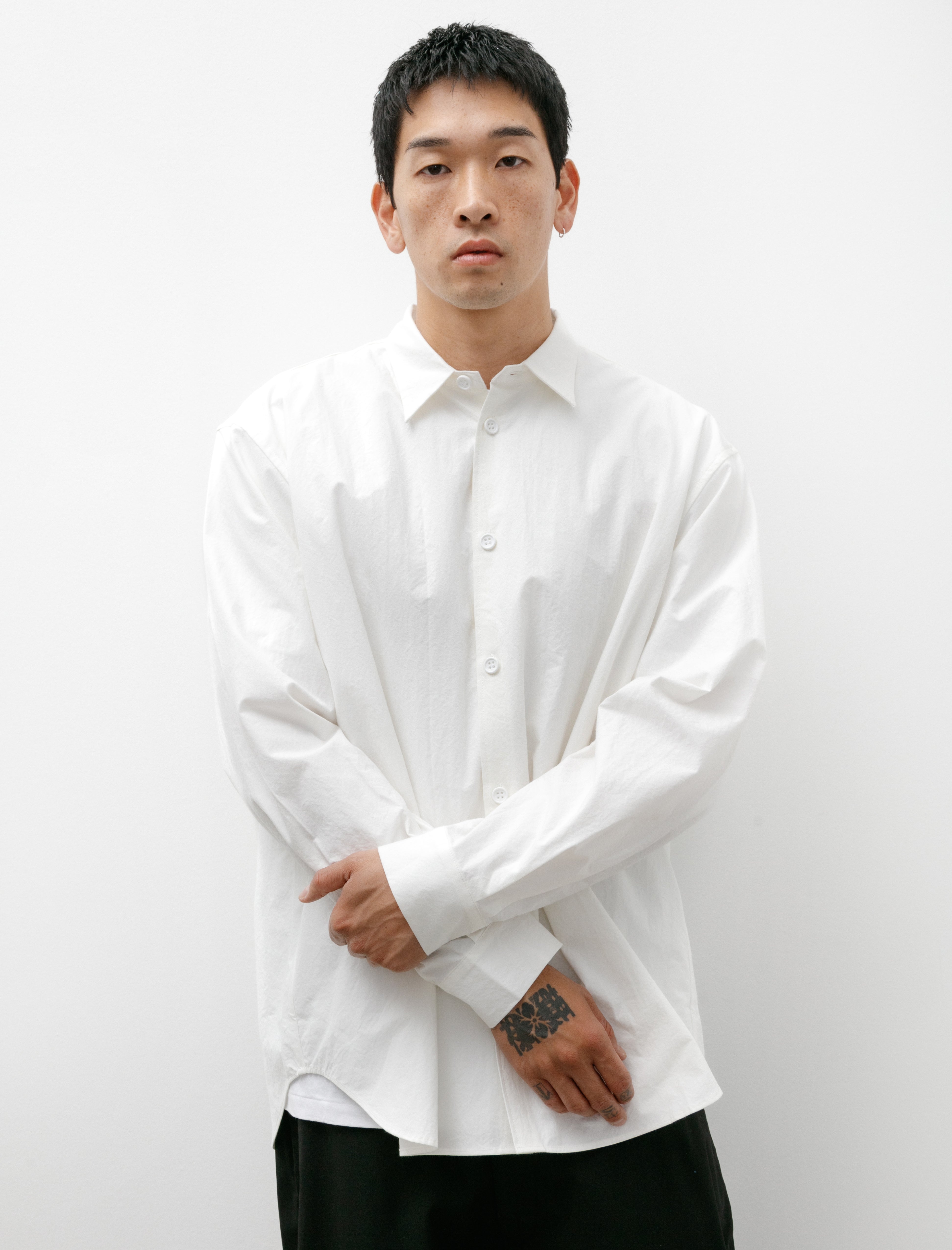 MAN-TLE R0 Shirt-8 Weather Cloth White