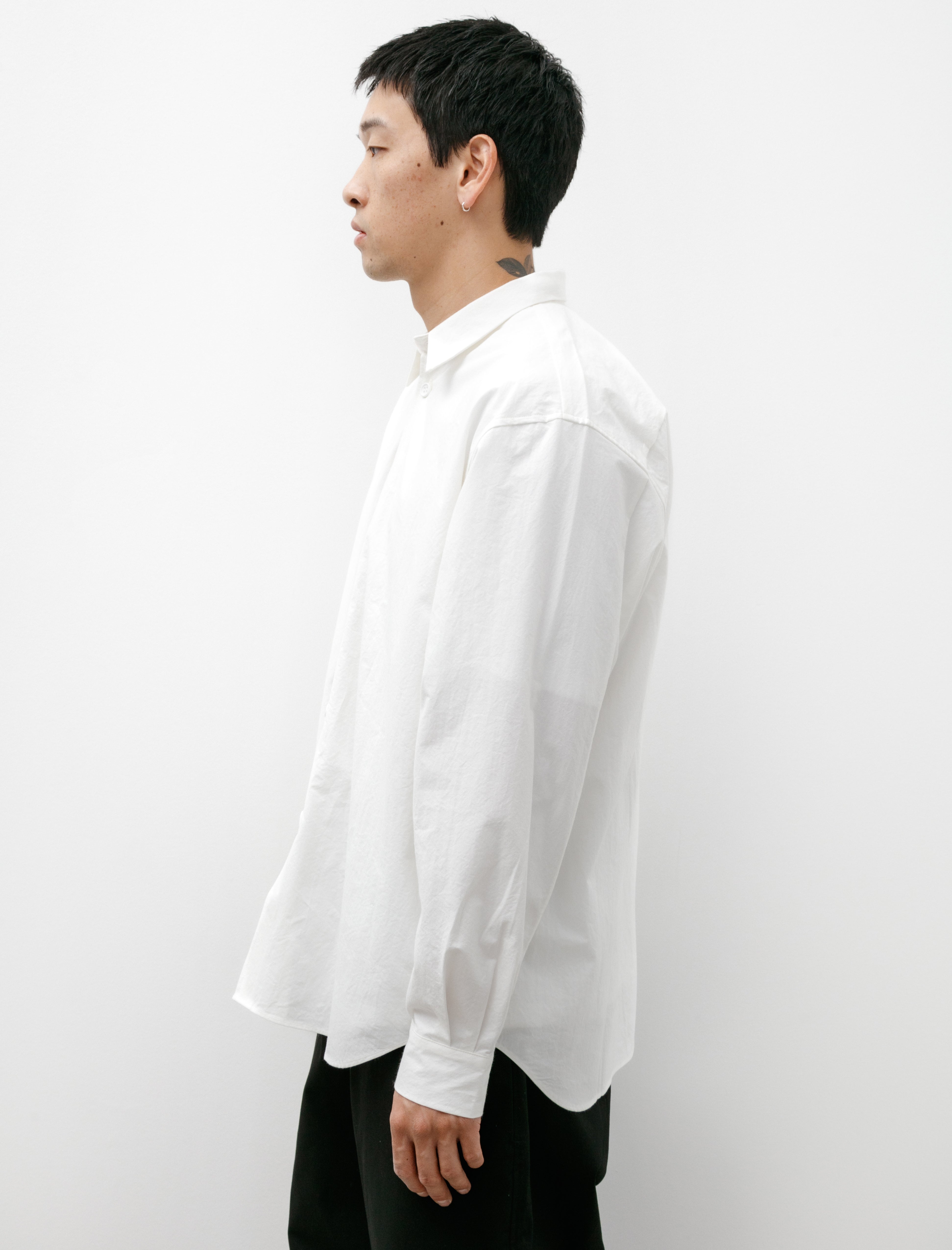 MAN-TLE R0 Shirt-8 Weather Cloth White