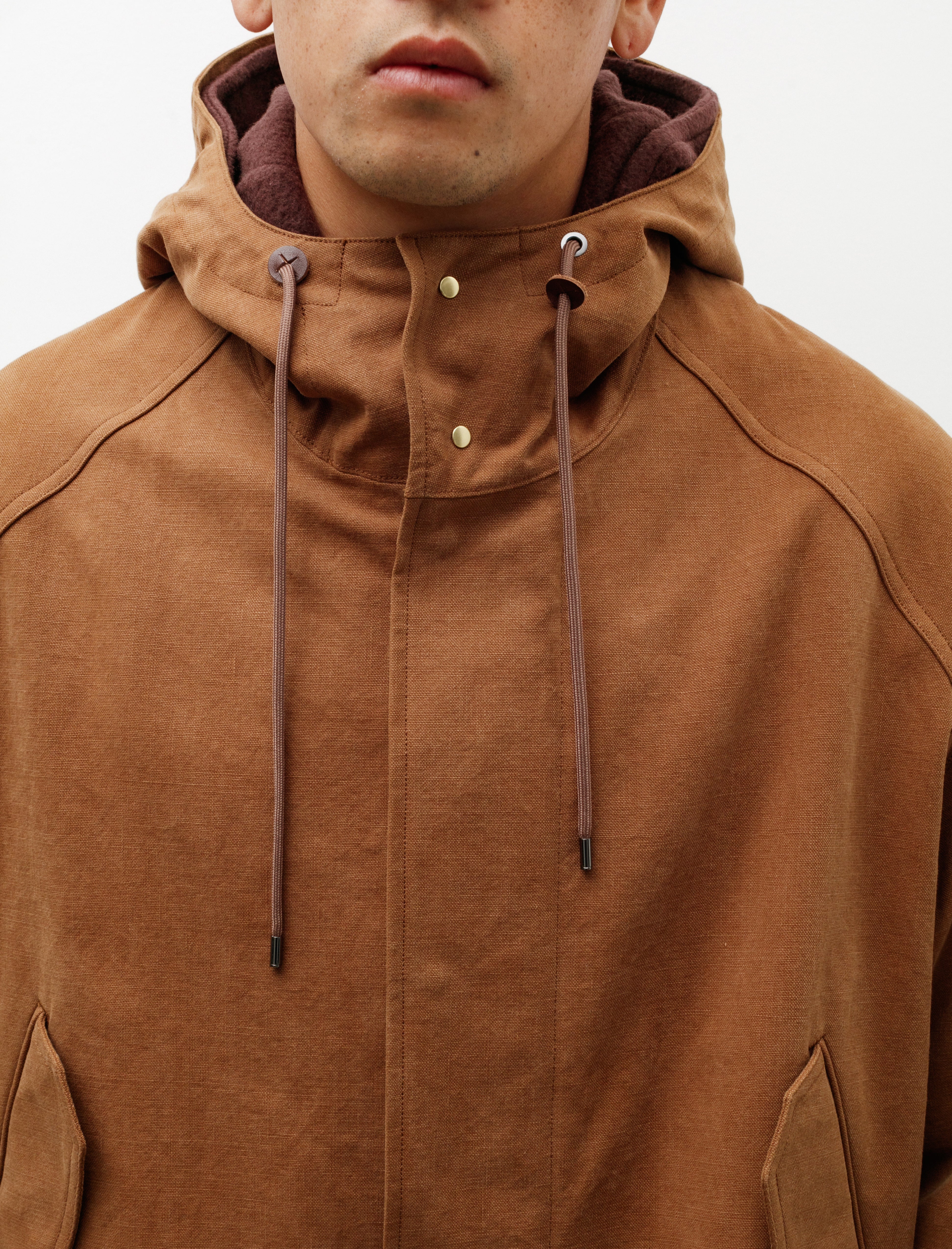 Auralee Washed Heavy Canvas Liner Coat Brown – Neighbour