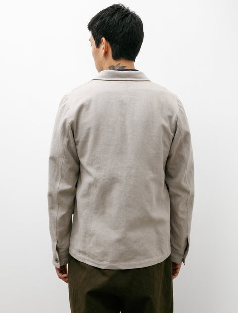 Frank Leder Natural Jacket Flax Cotton Grey