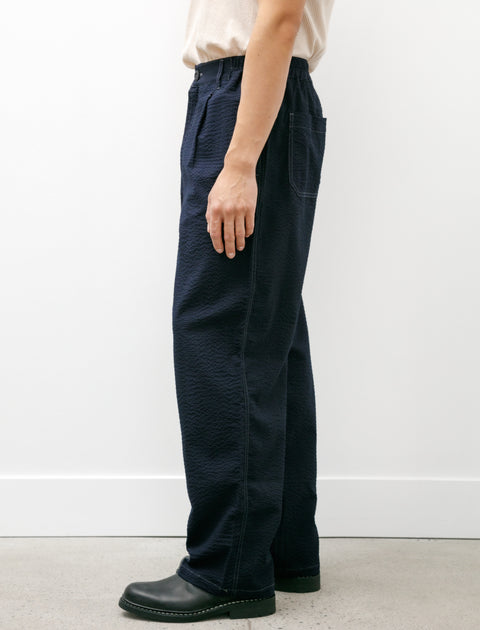 Howlin' Cosmic Pants Japanese Seersucker Navy