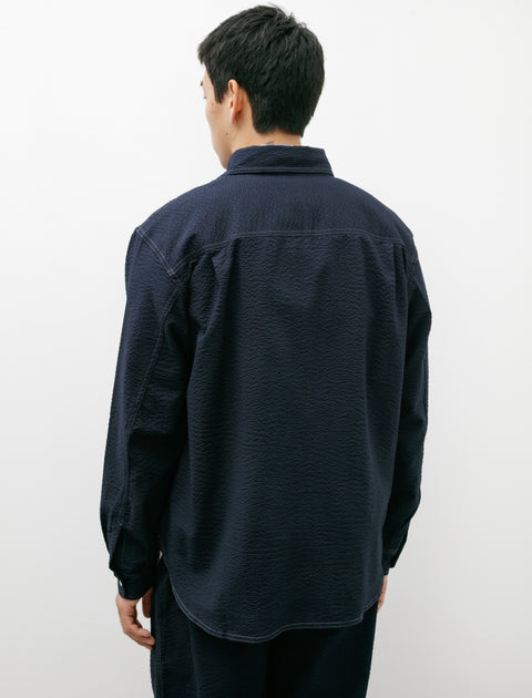 Howlin' Everyday Shirt Japanese Seersucker Navy