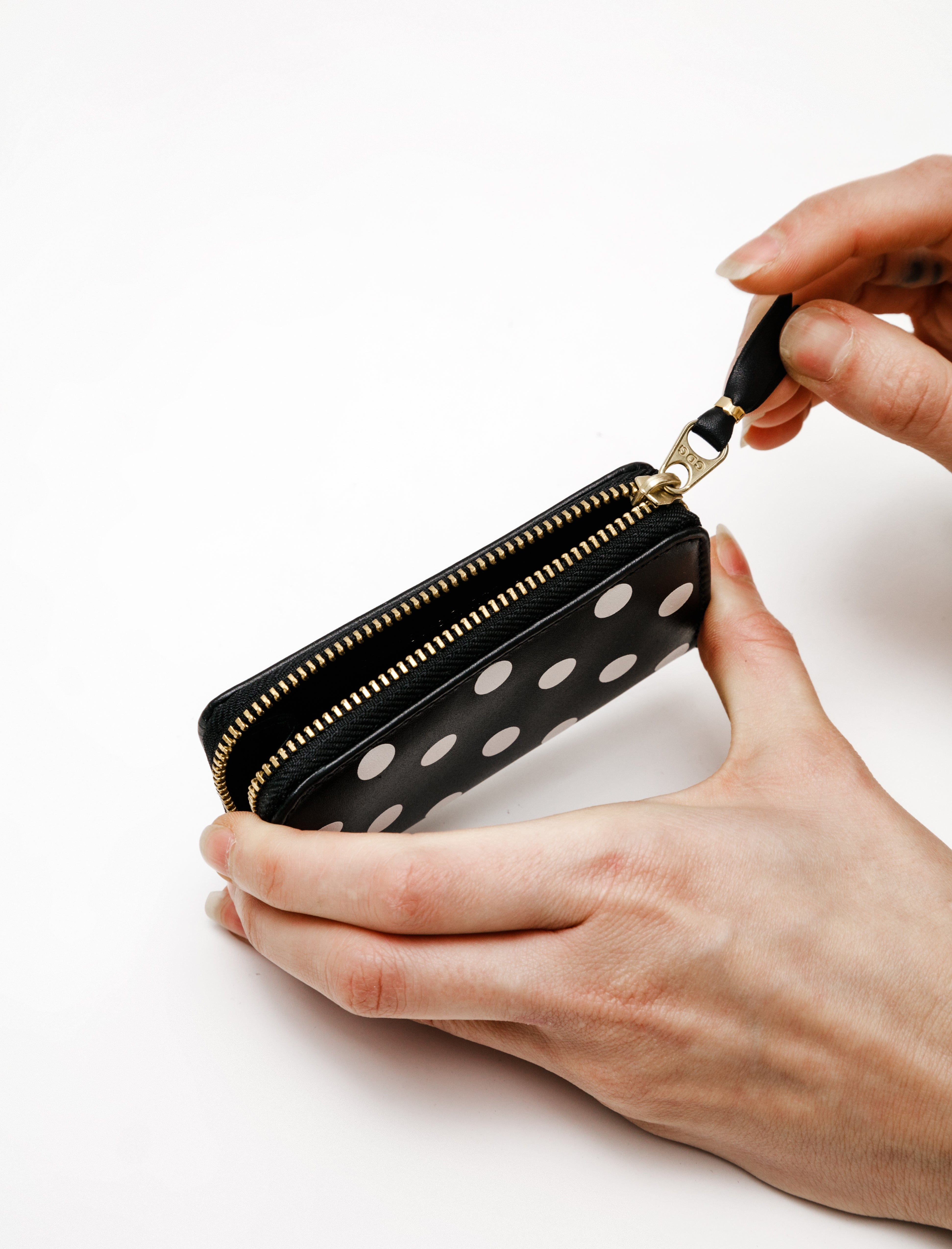 Comme des Garçons Small Rectangular Coin Wallet - SA410XPD Polka Dot