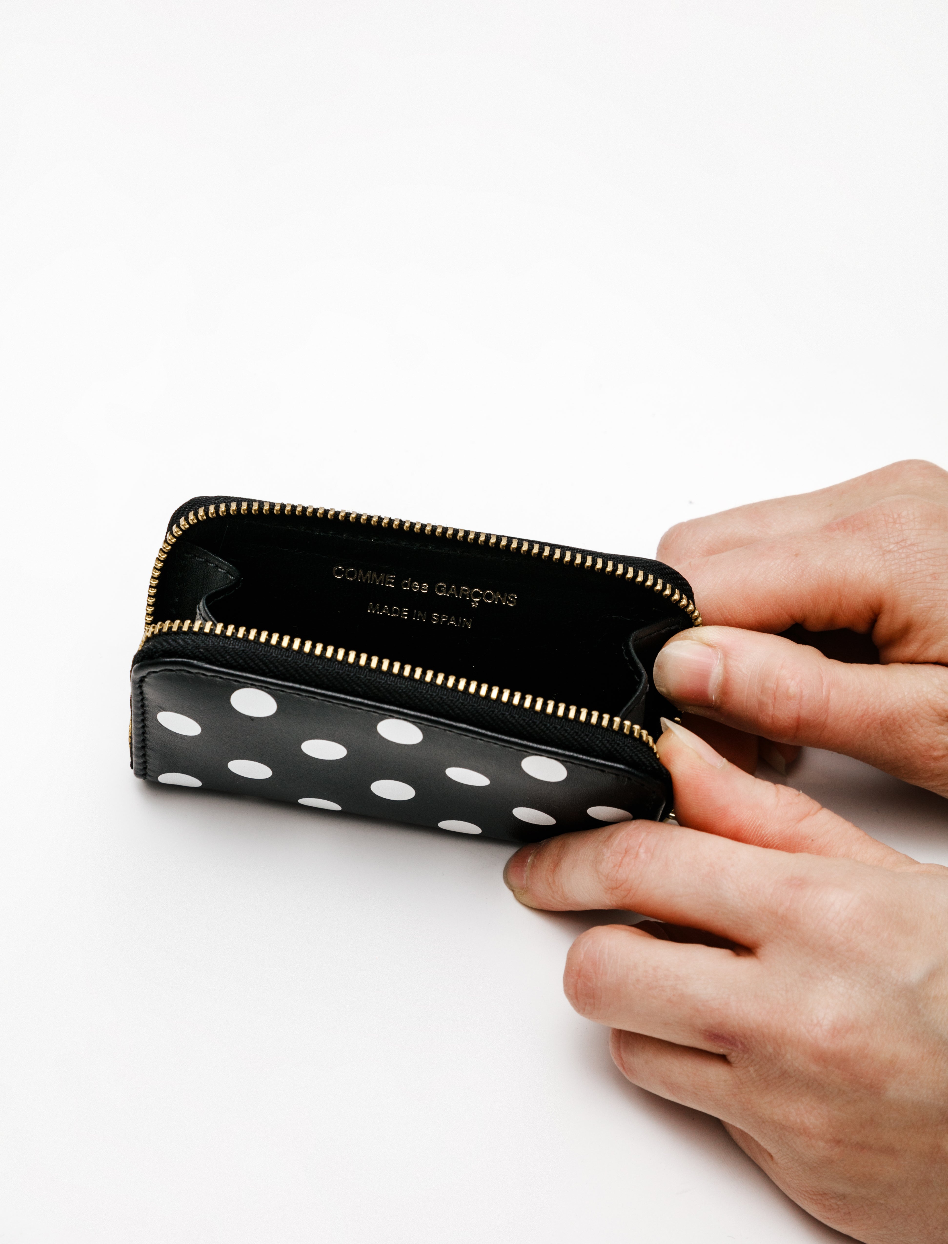 Comme des Garçons Small Rectangular Coin Wallet - SA410XPD Polka Dot