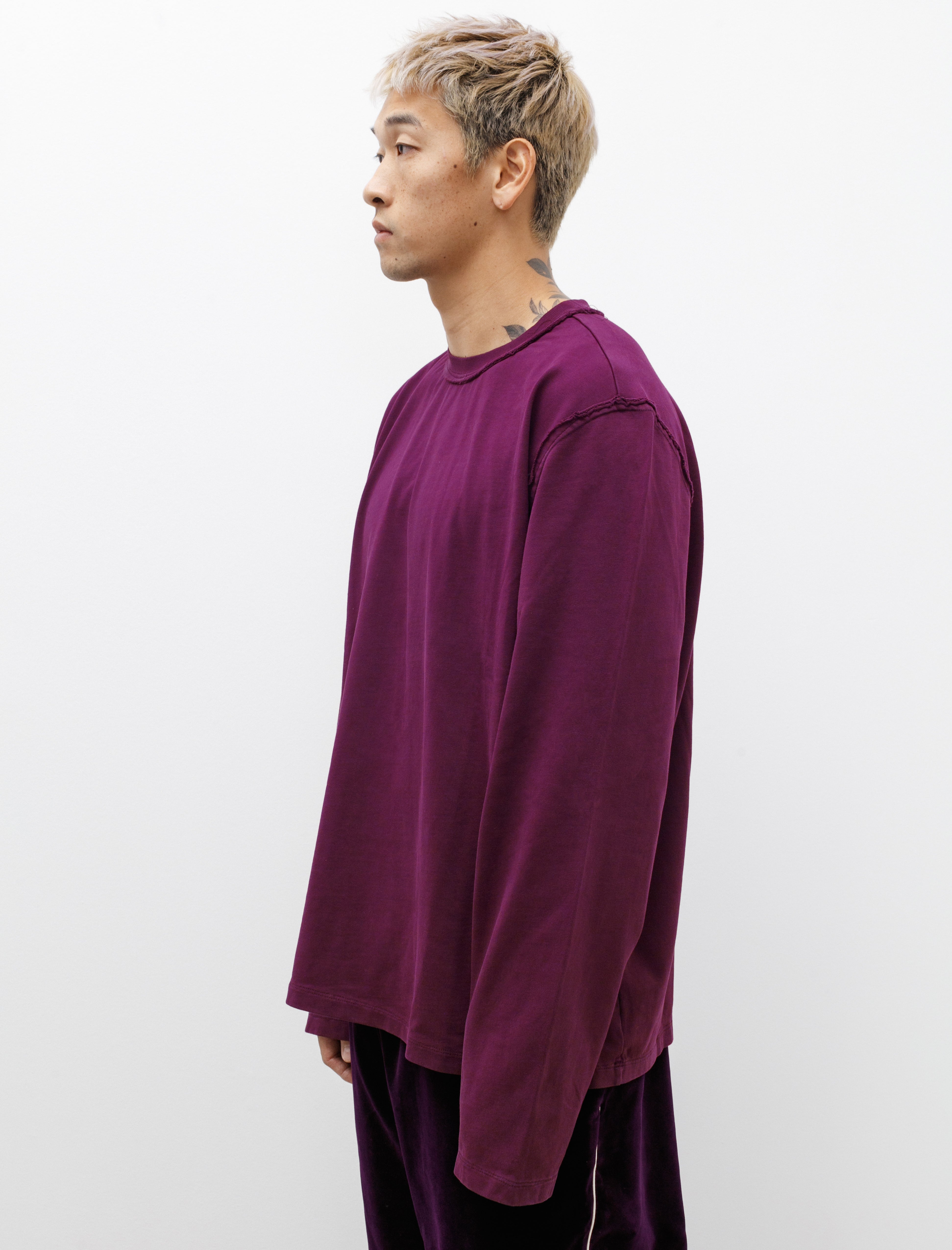 Camiel Fortgens Big Tee LS Aubergine – Neighbour