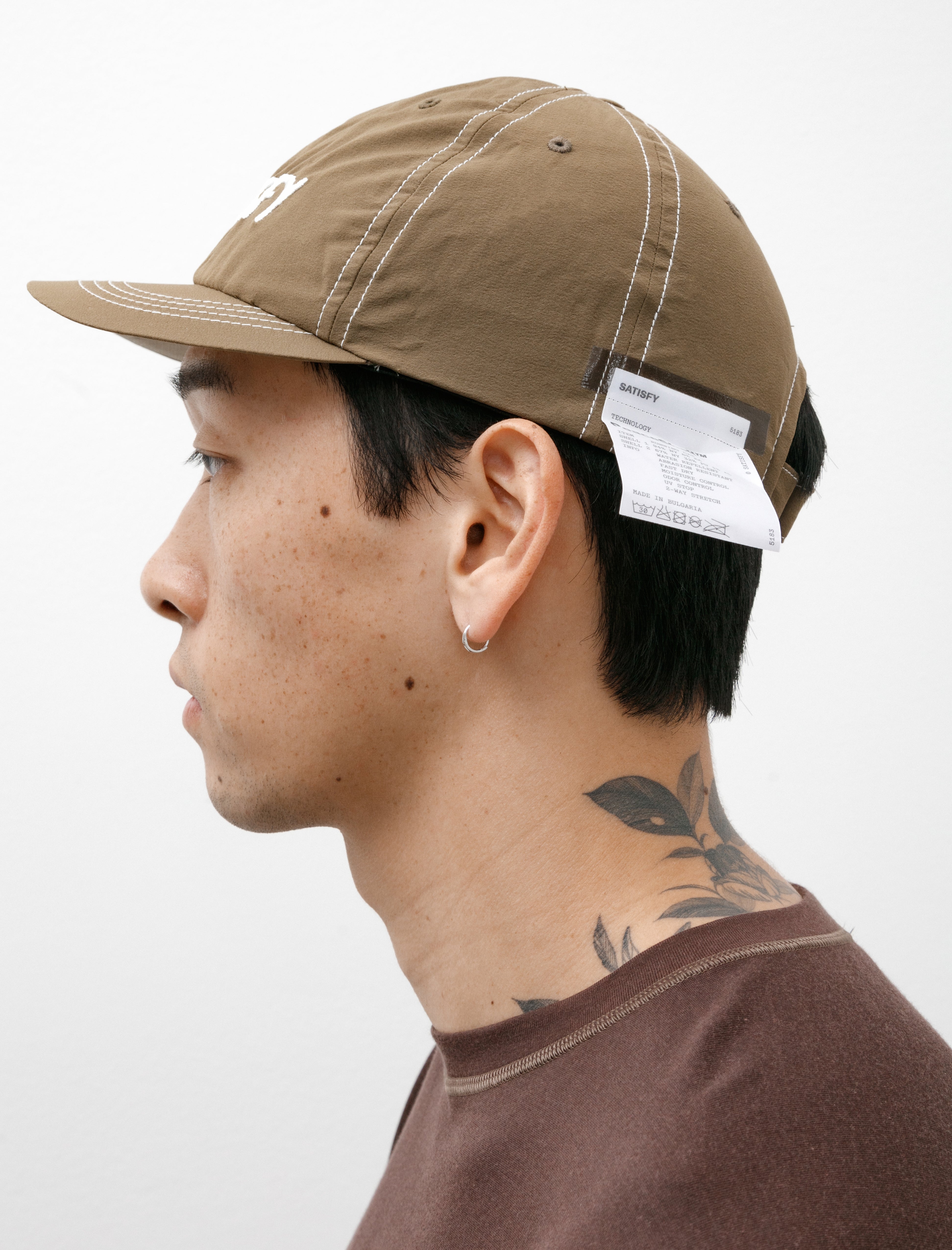 Satisfy PeaceShell Running Cap Military Olive