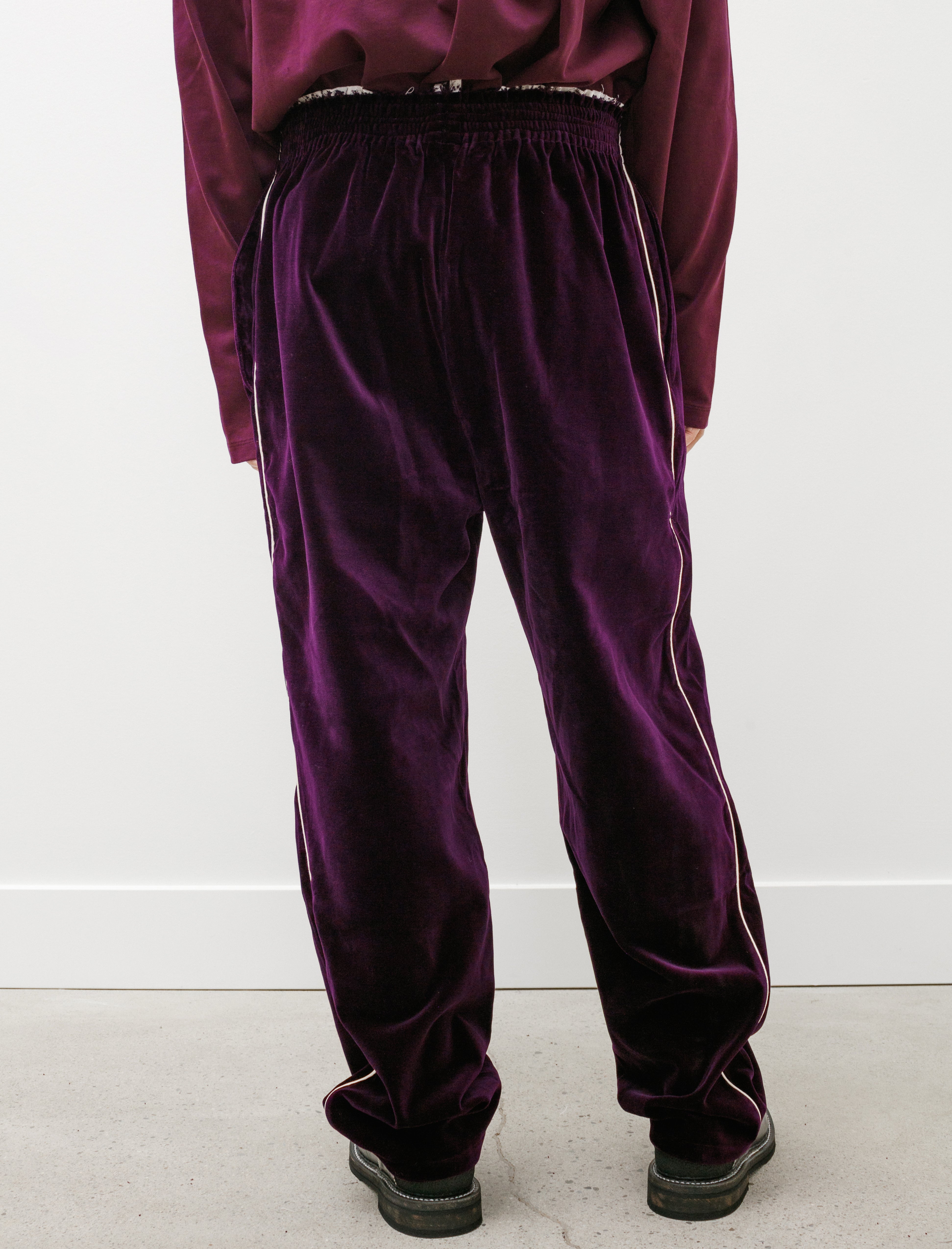 Camiel Fortgens Sweat Pants Piping Velvet Purple – Neighbour