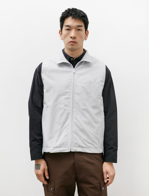 Arpenteur Track Vest Mini Seersucker Grey