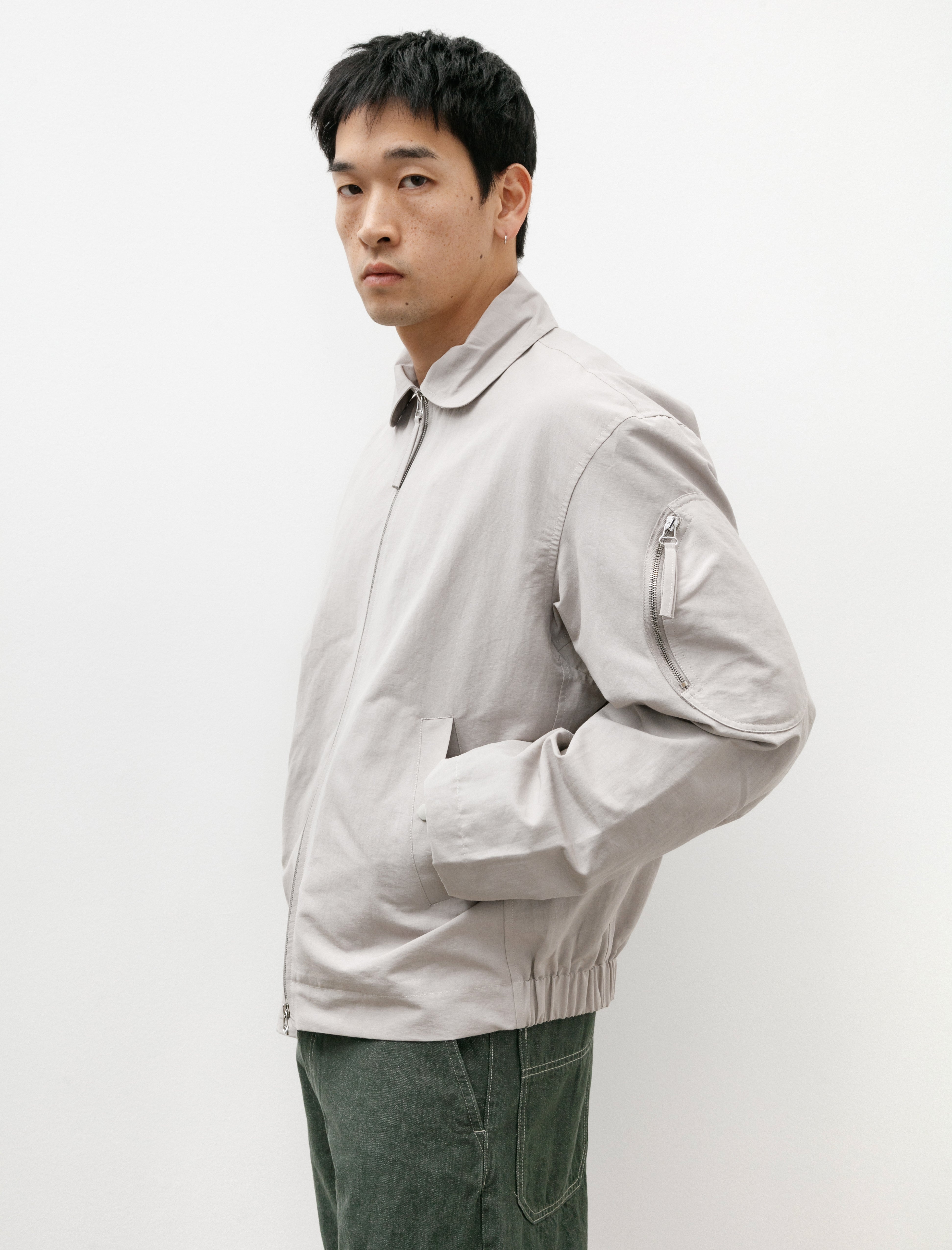 Arpenteur Vol Jacket Cotton Nylon Linen Sand