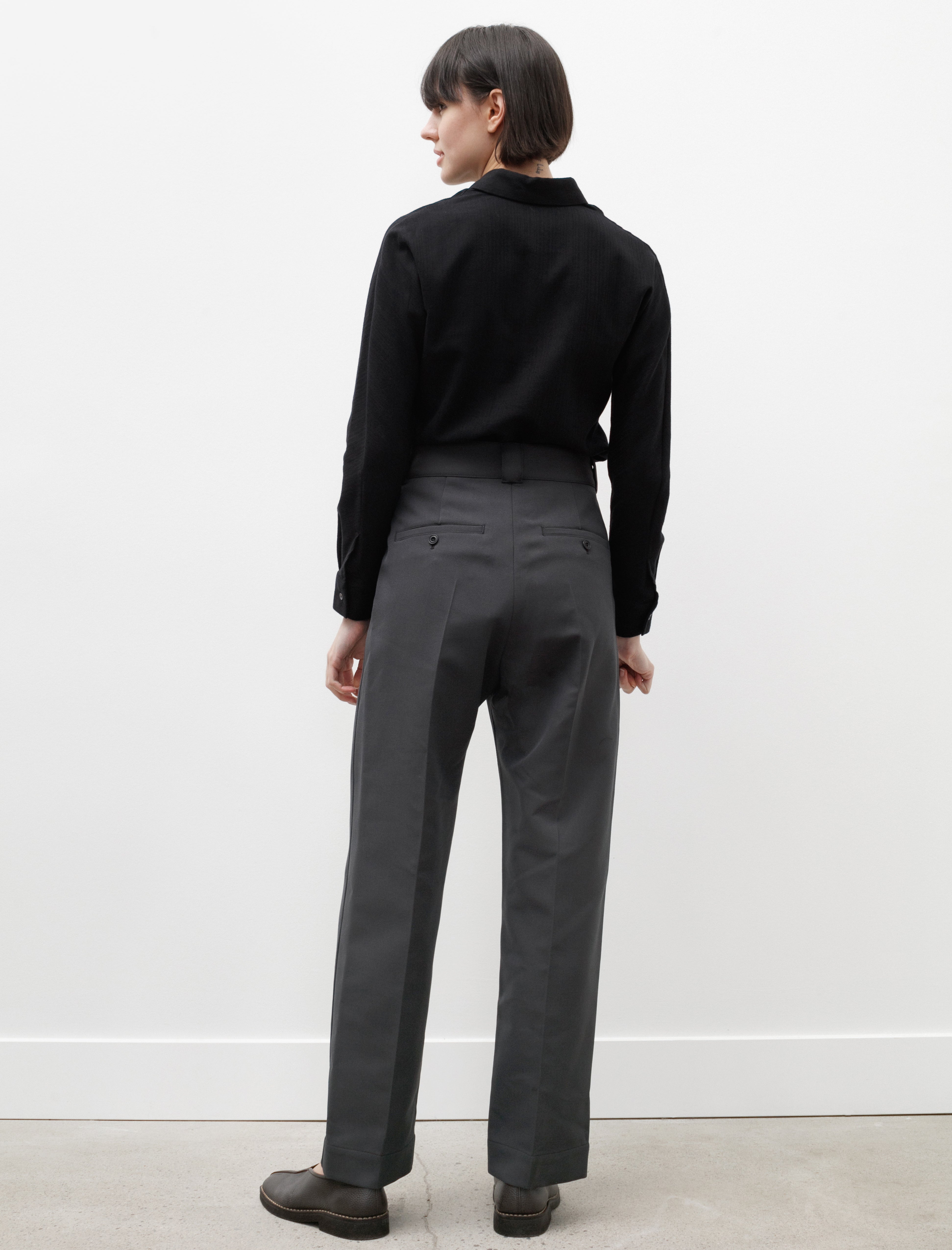 Lemaire Carrot Pants Dark Grey