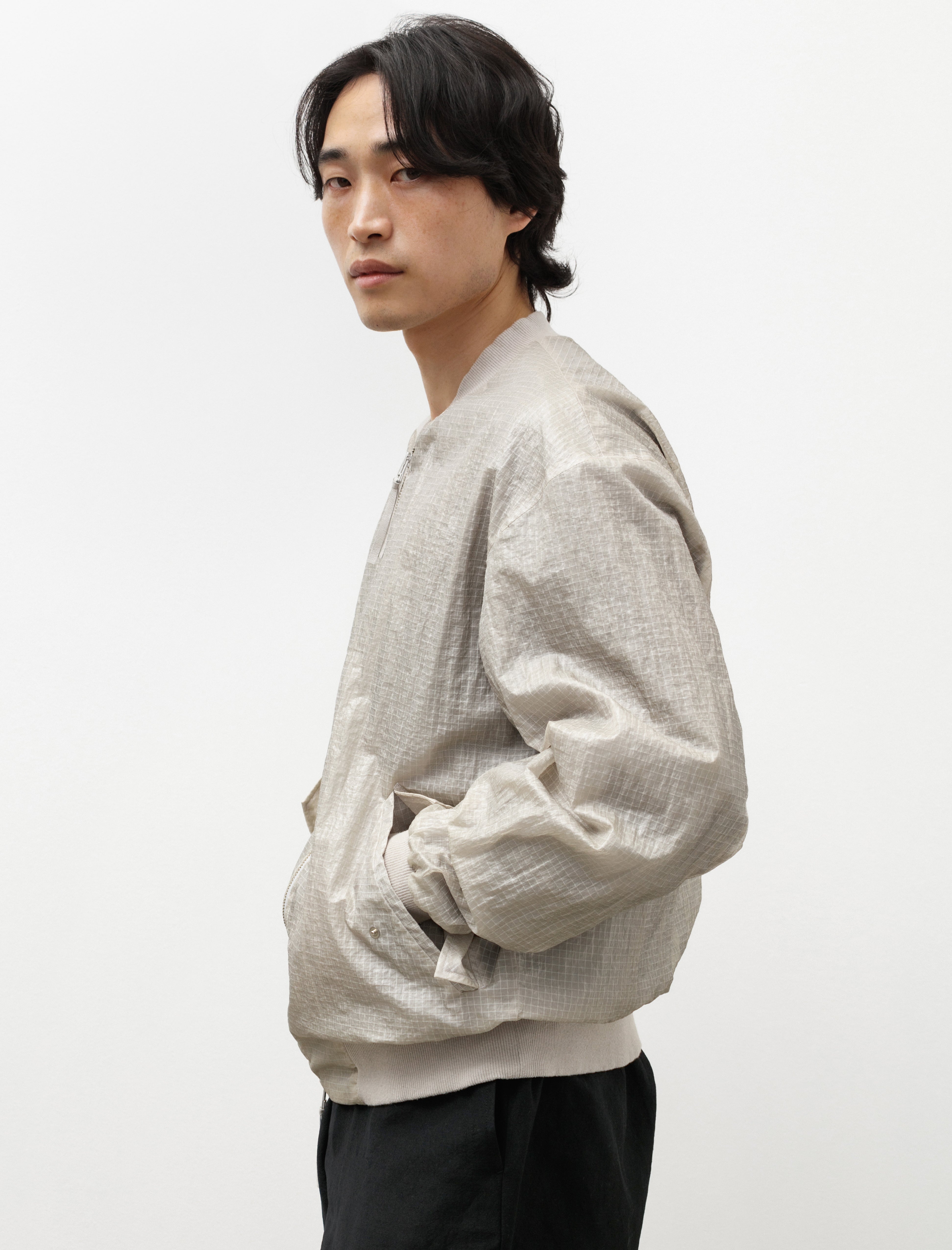 Polyploid Bomber Jacket C Gray – Neighbour