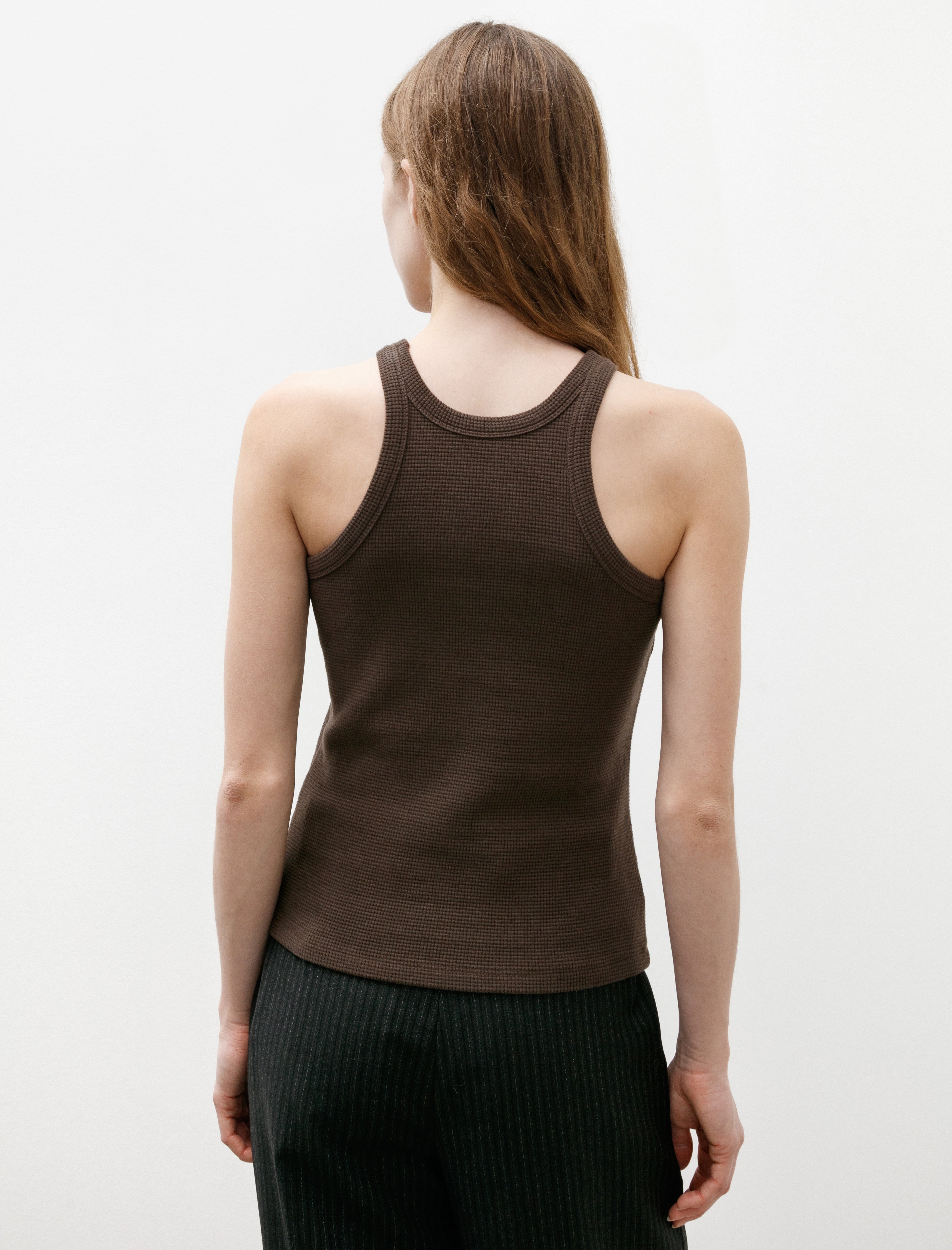 mfpen Leisure Tank Top Dark Brown