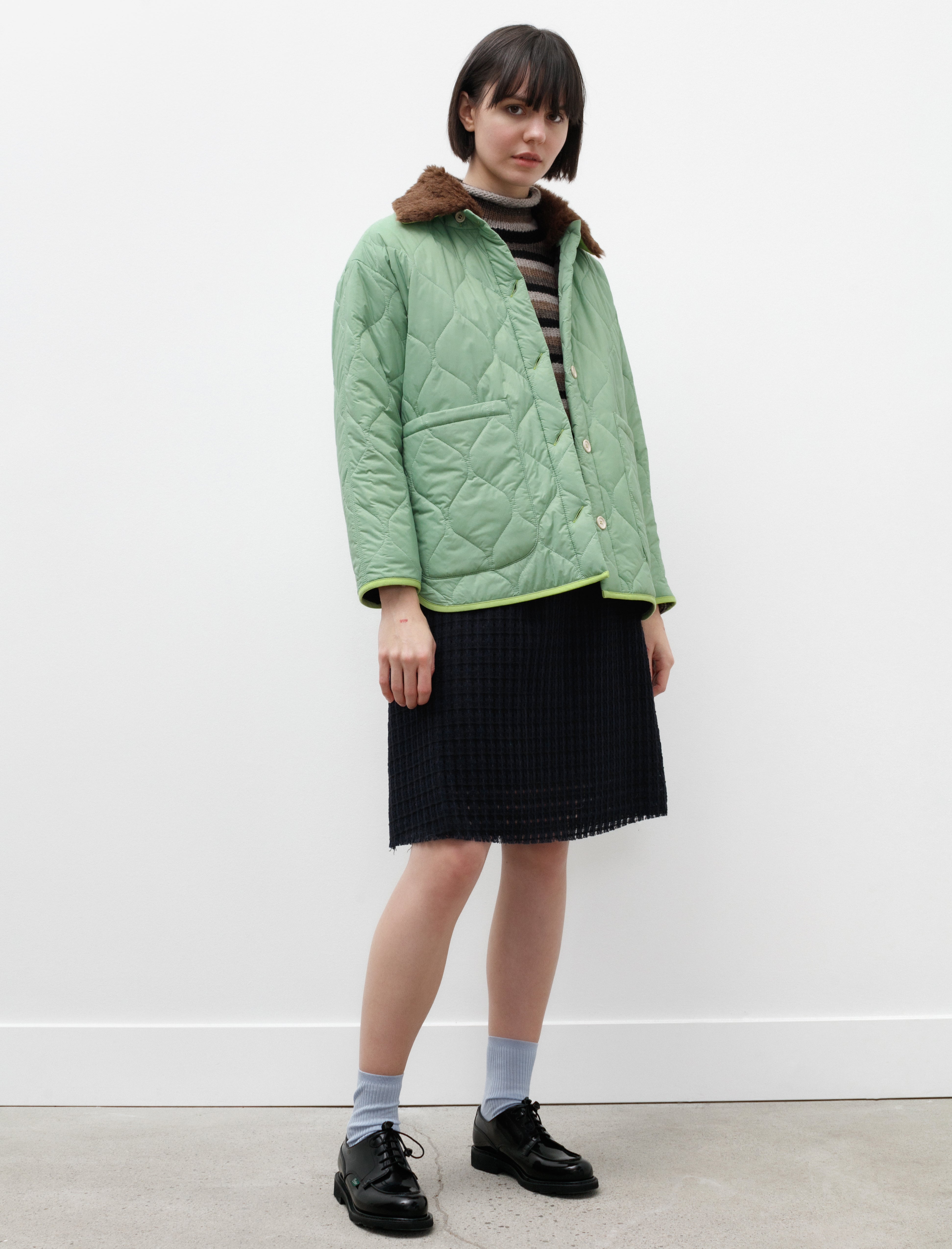 Hache Mid Season Jacket Pale Green