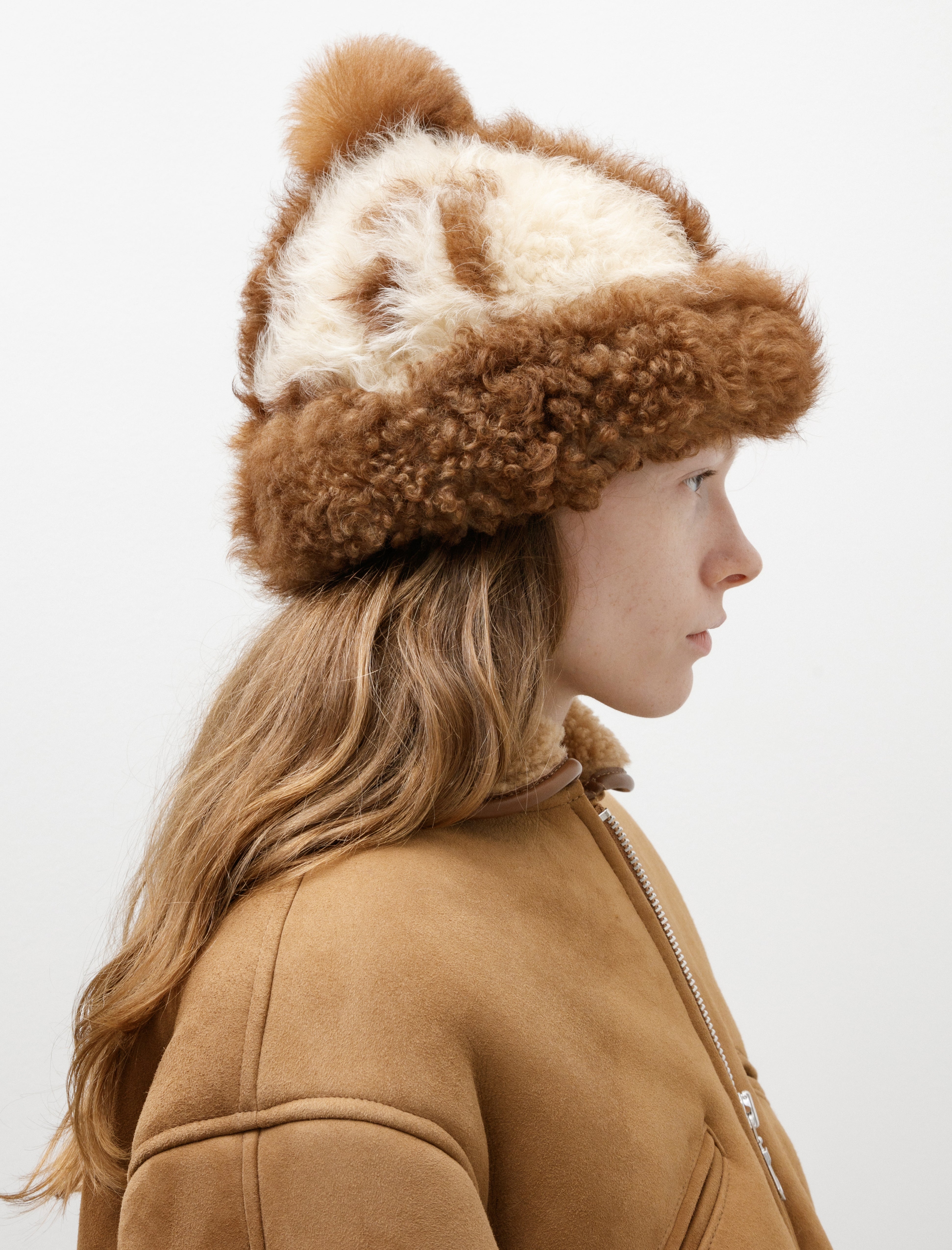 Cawley Sheepskin Bobble Hat