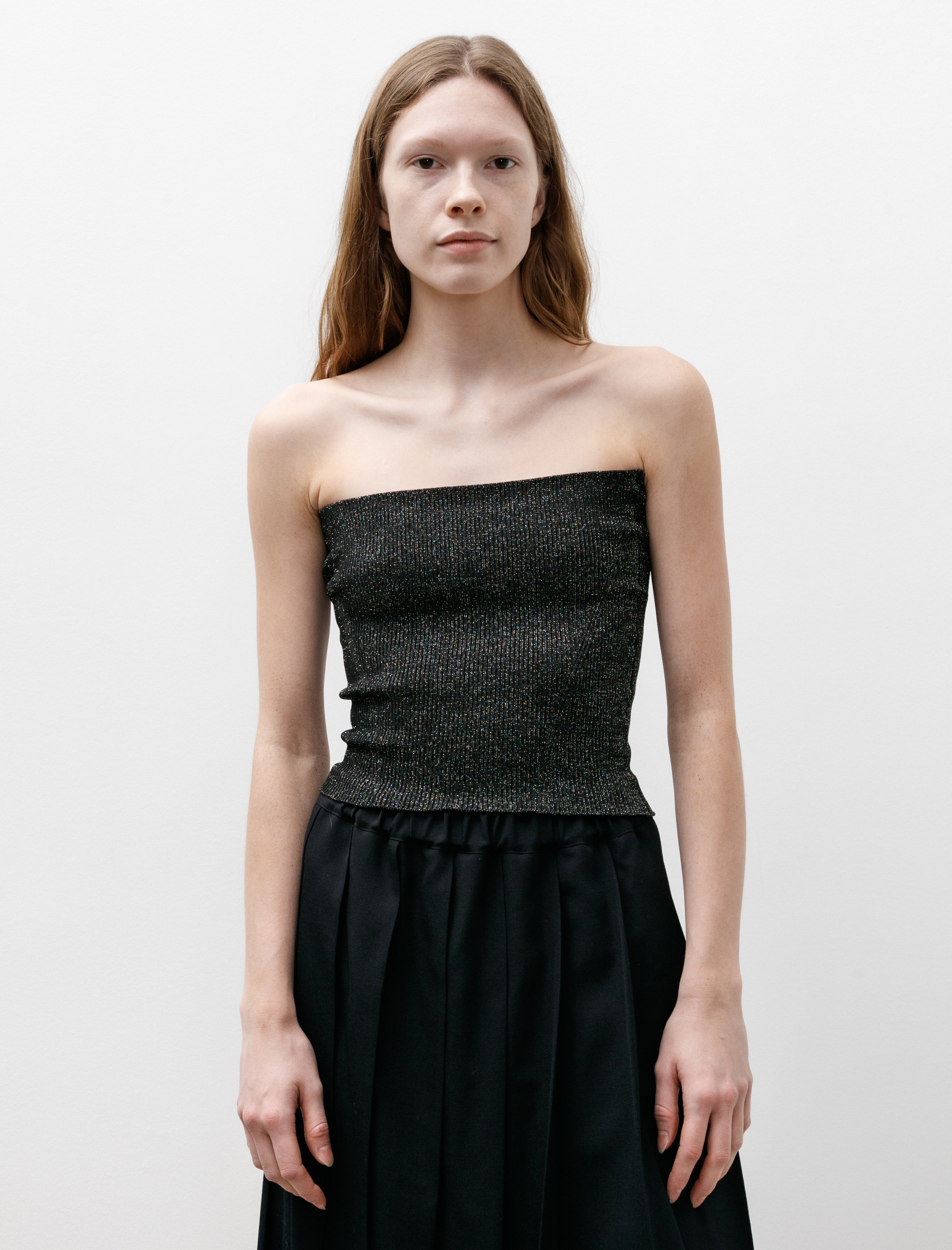 CFCL HS Glitter Tube Top Black