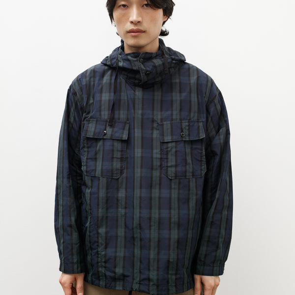 Engineered Garments Cagoule Shirt Blackwatch Crushed Taffeta