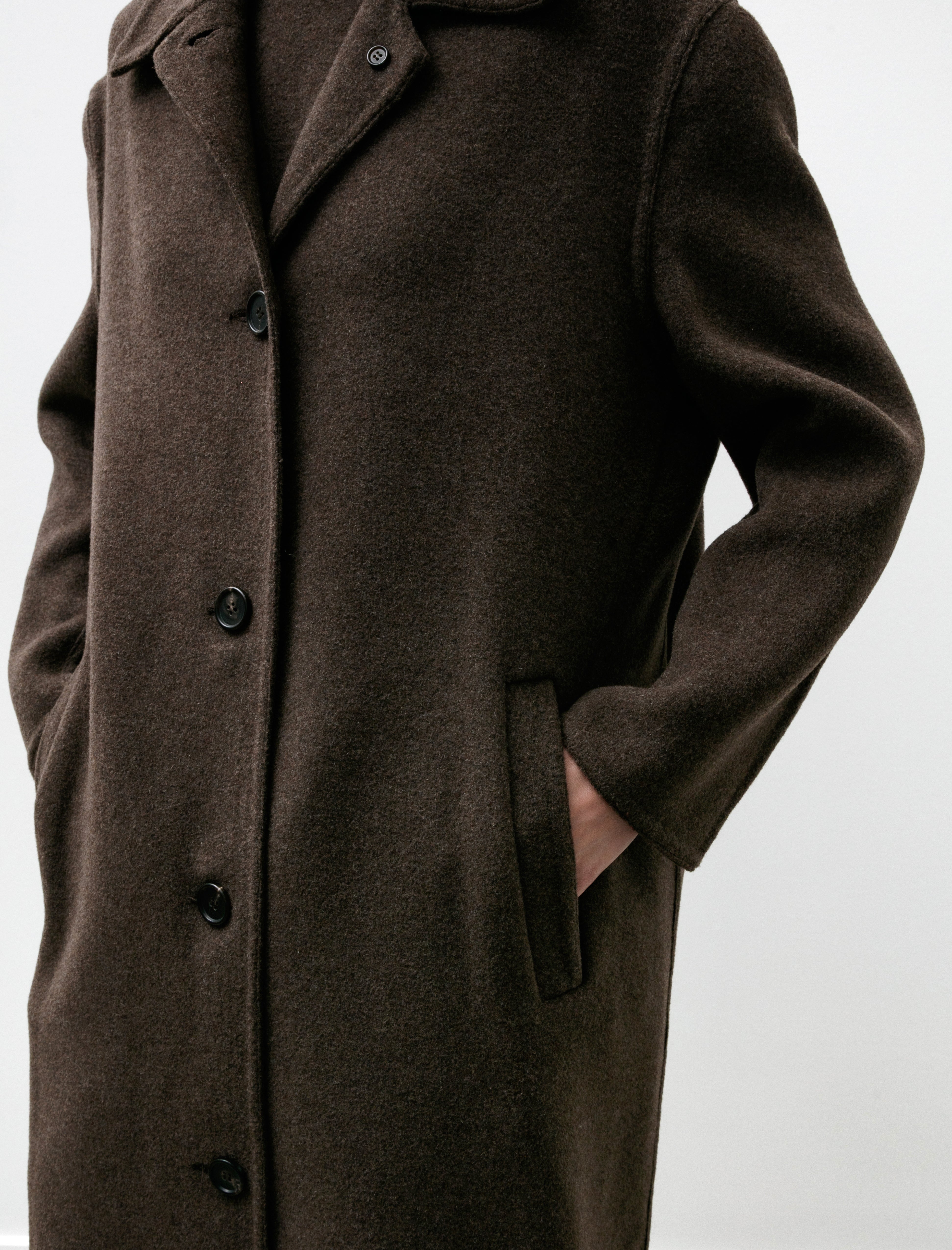 Hache Gamma Coat Brown