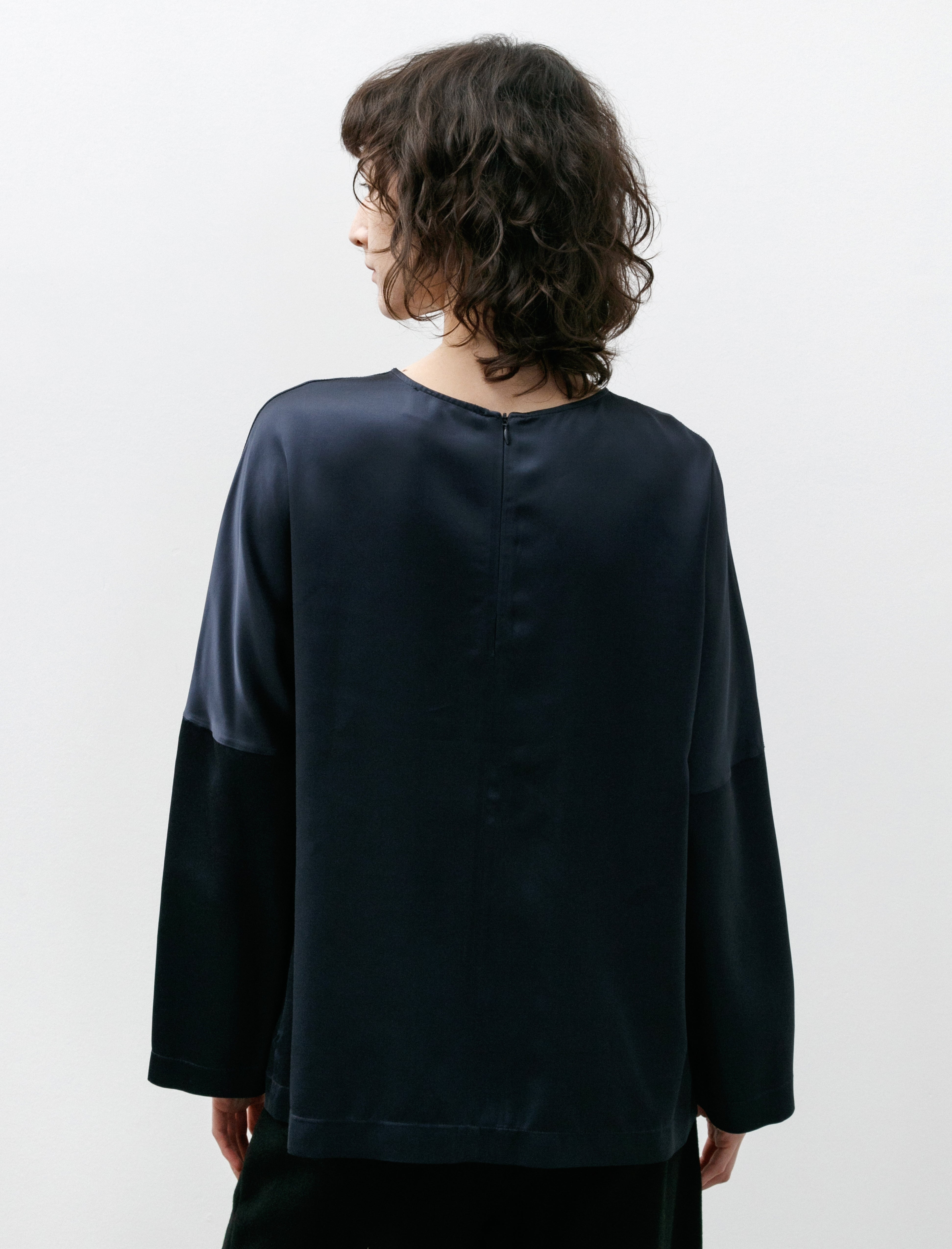 Hache Snowdrop Shirt Navy