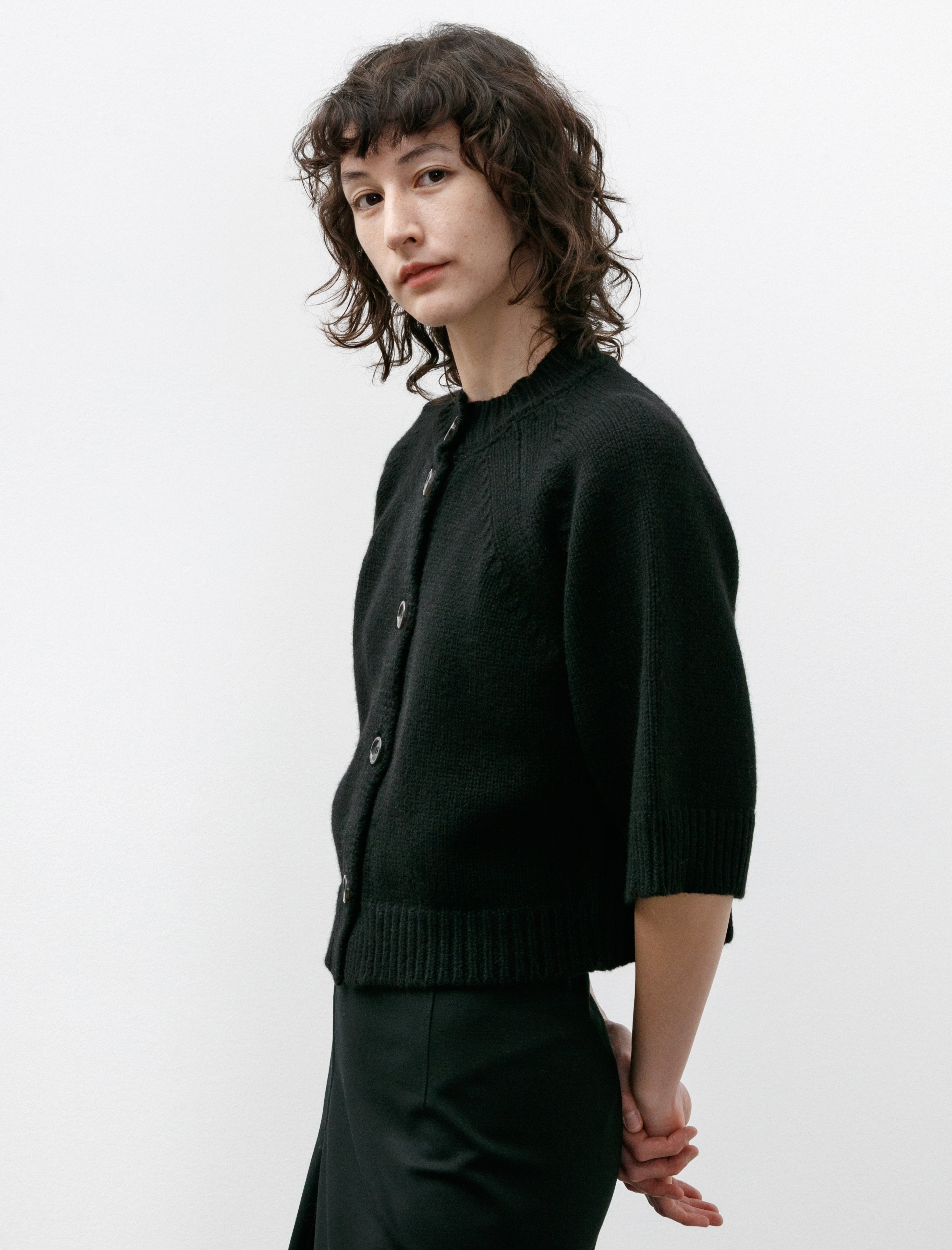 Hache Box Sweater Black