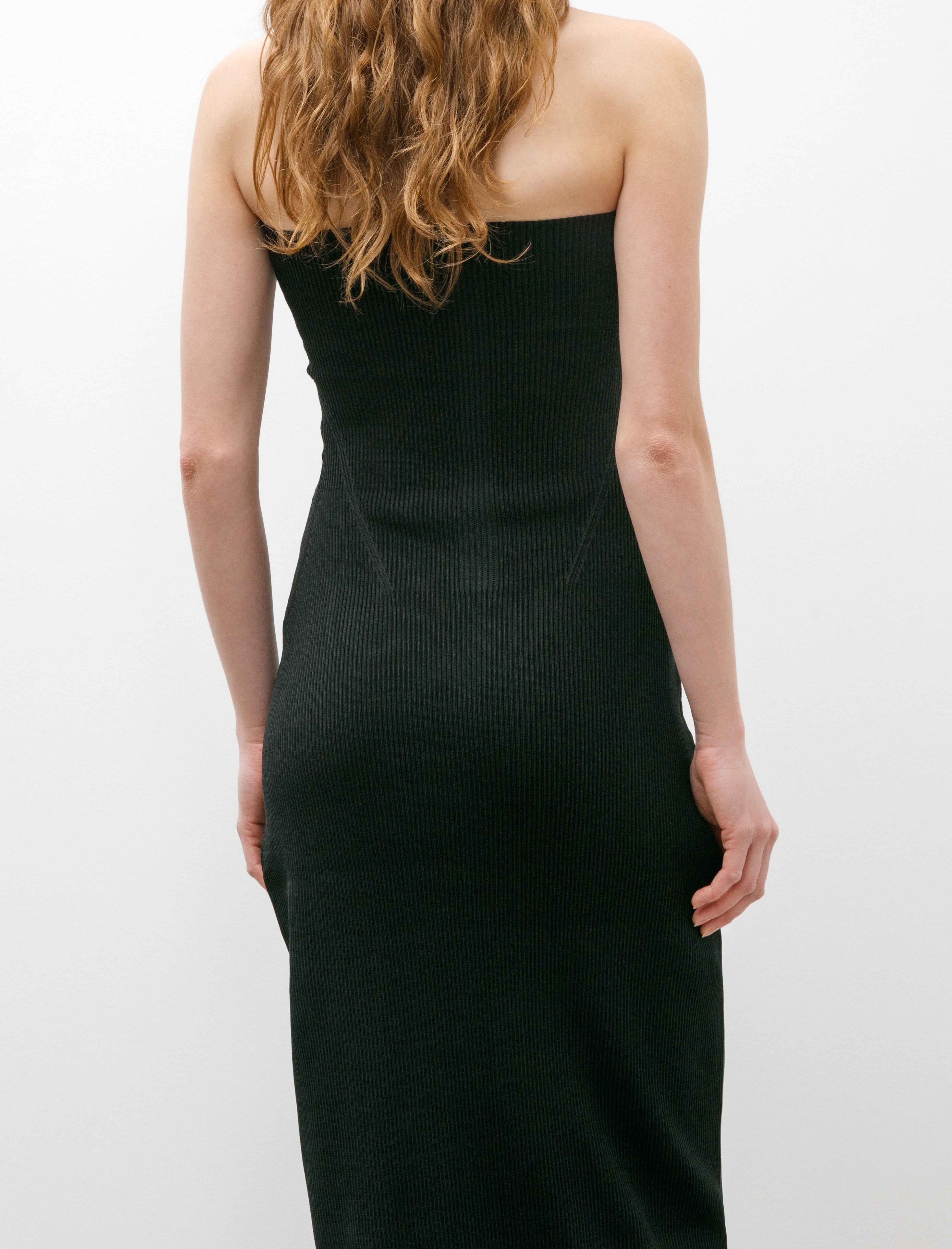 CFCL Portrait HS Strapless Dress Black