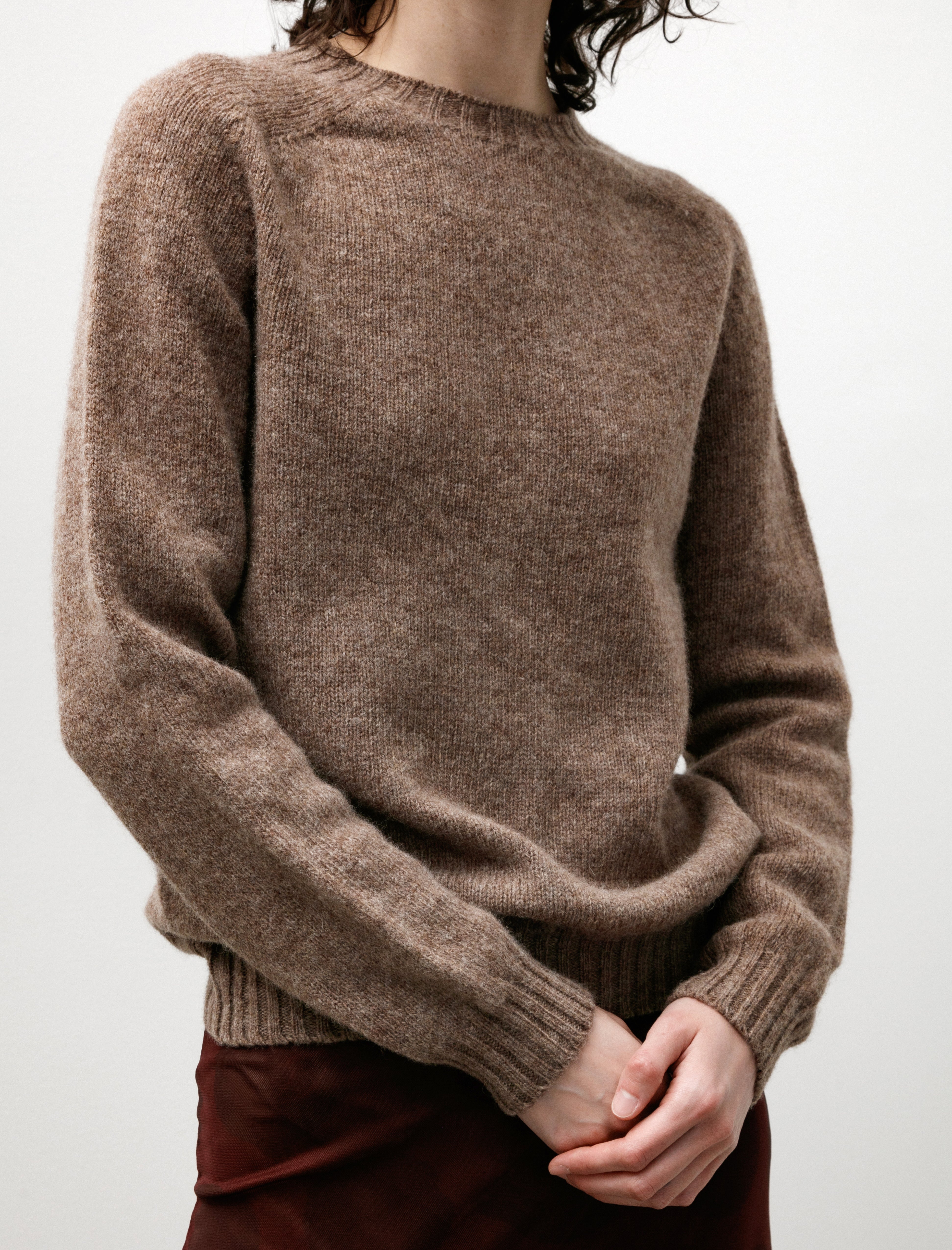 Neighbour Super Soft Crewneck Sweater Nutmeg