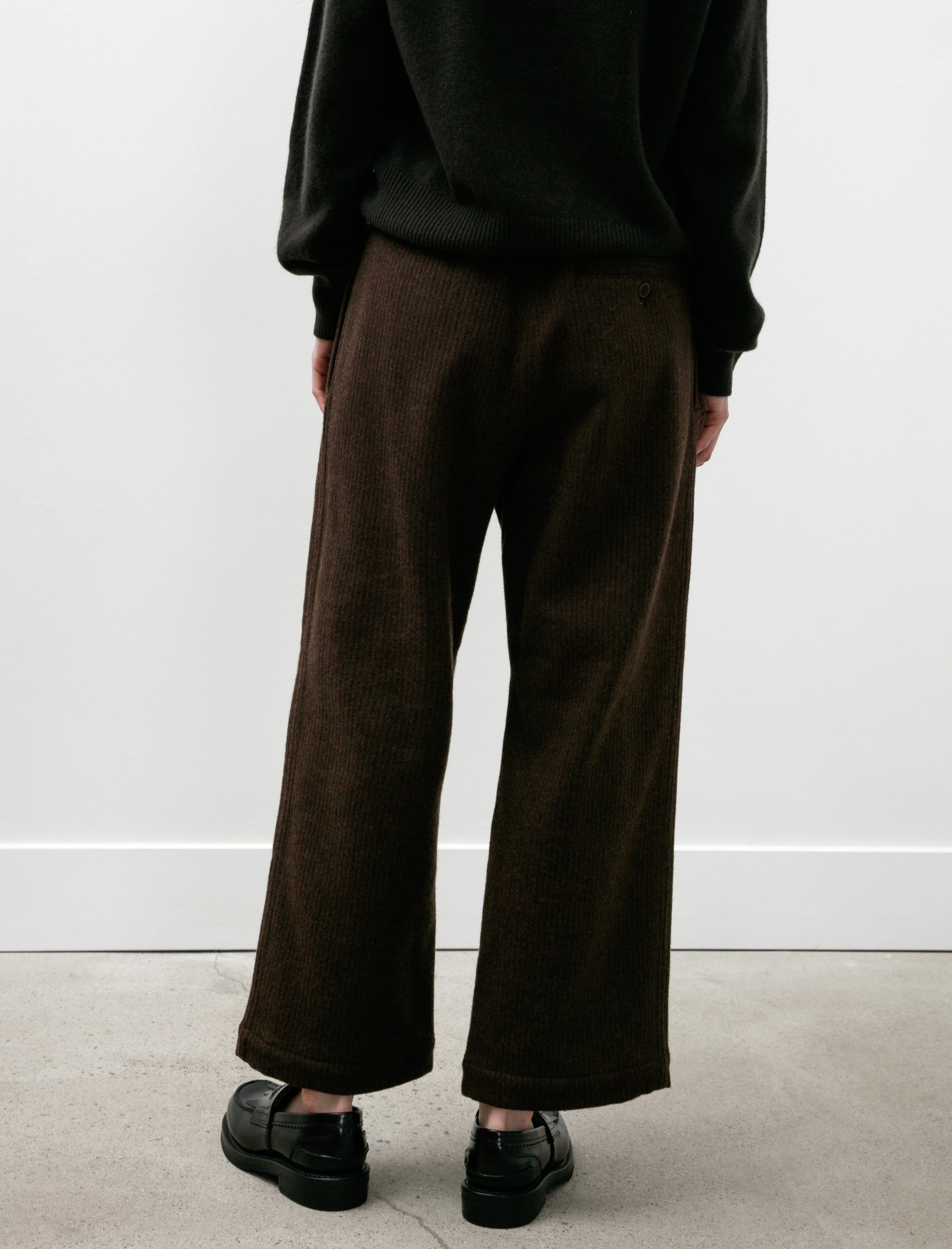 Yoko Sakamoto Beach Cloth Work Trousers Brown