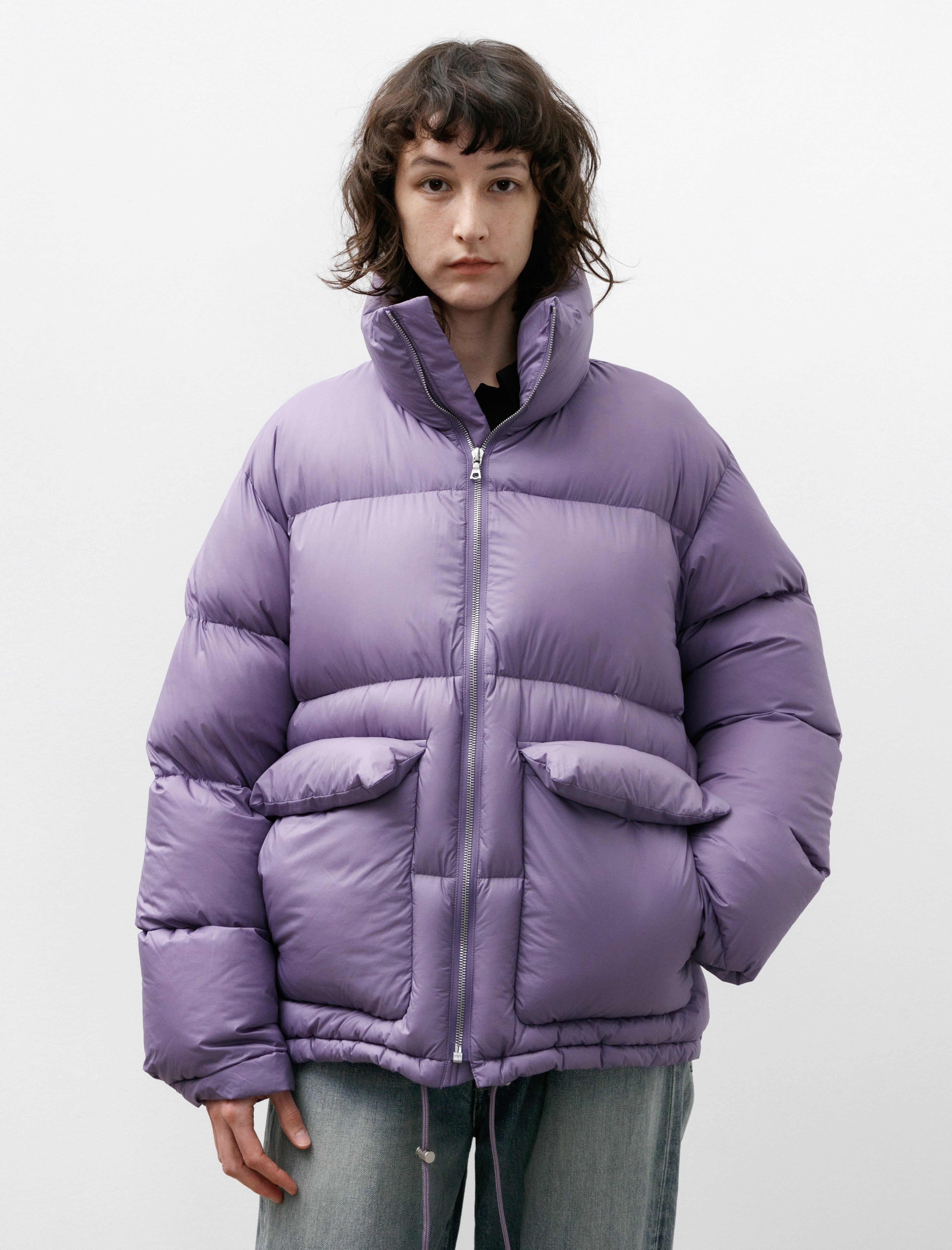 Auralee Super Light Nylon Ripstop Blouson Purple