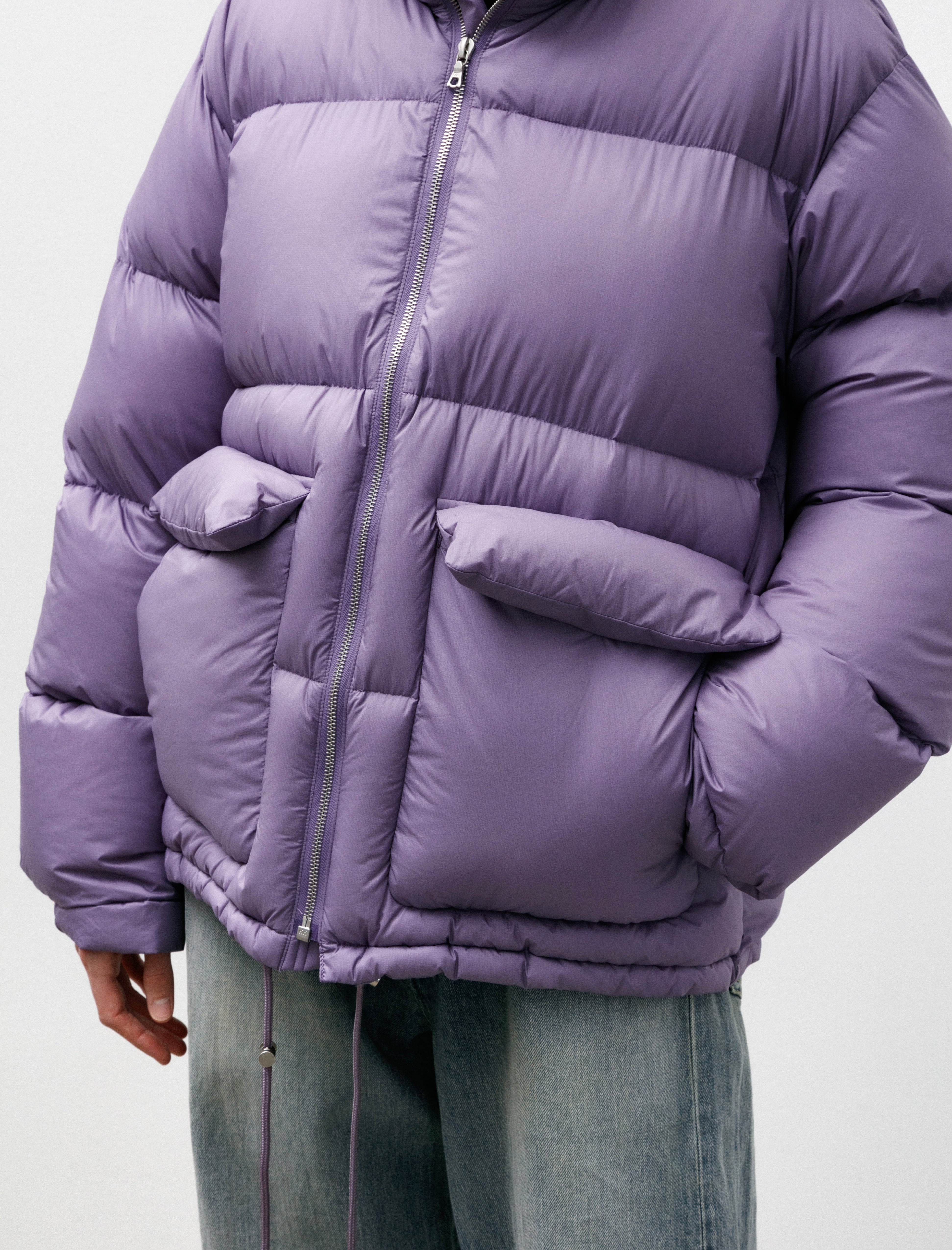 Auralee Super Light Nylon Ripstop Blouson Purple