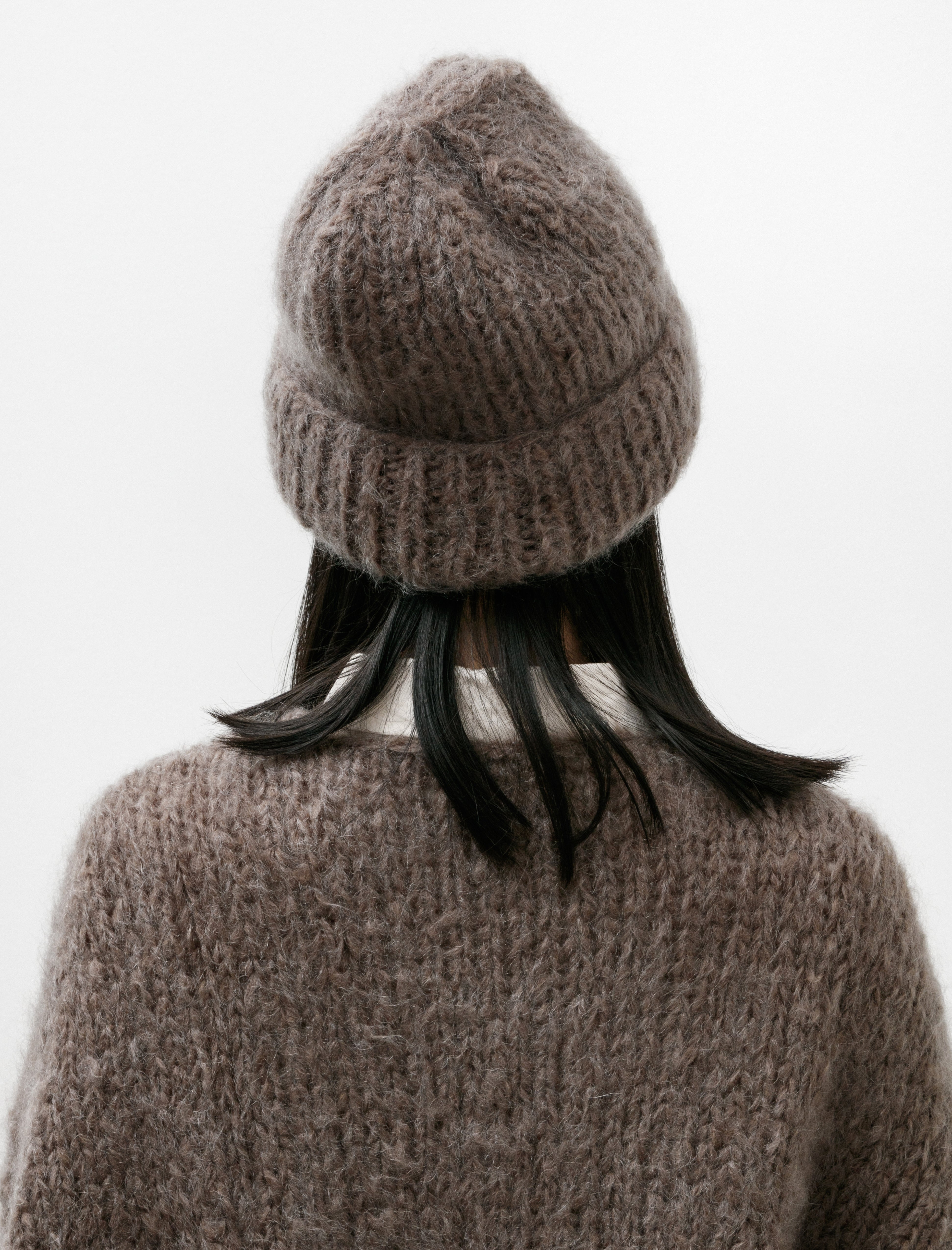 Casey Casey Mohair Beanie Khaki