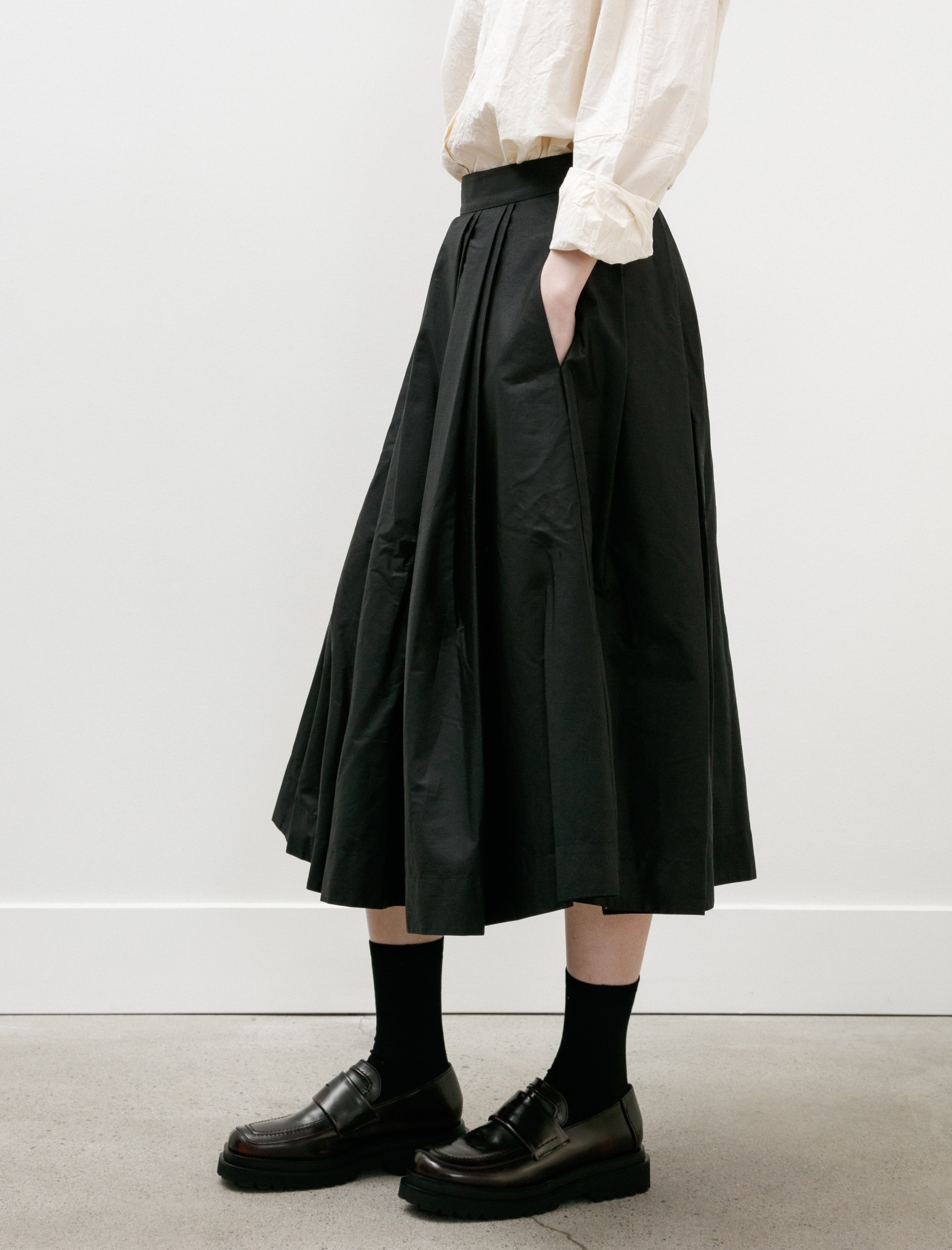 Casey Casey Anarchic Skirt Lacqed Black